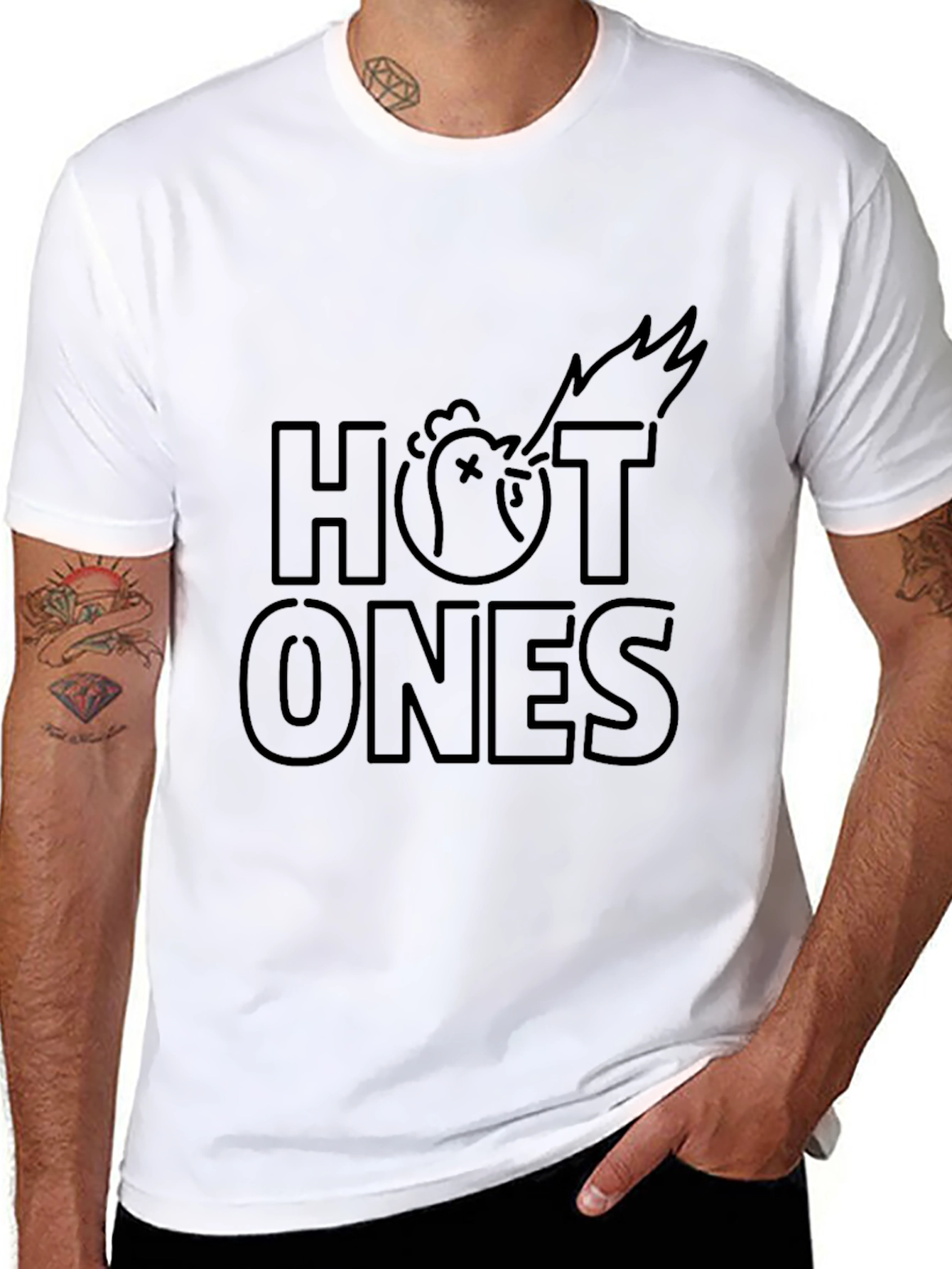 Hot Ones Black T-Shirt
