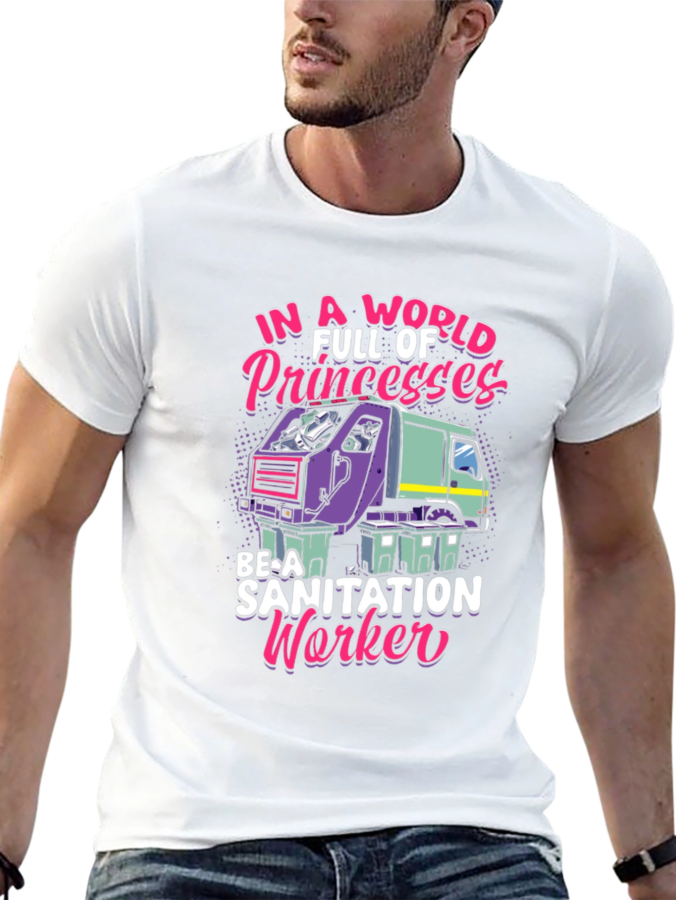 Sanitation Worker Graphic Tee - Funny & Unique