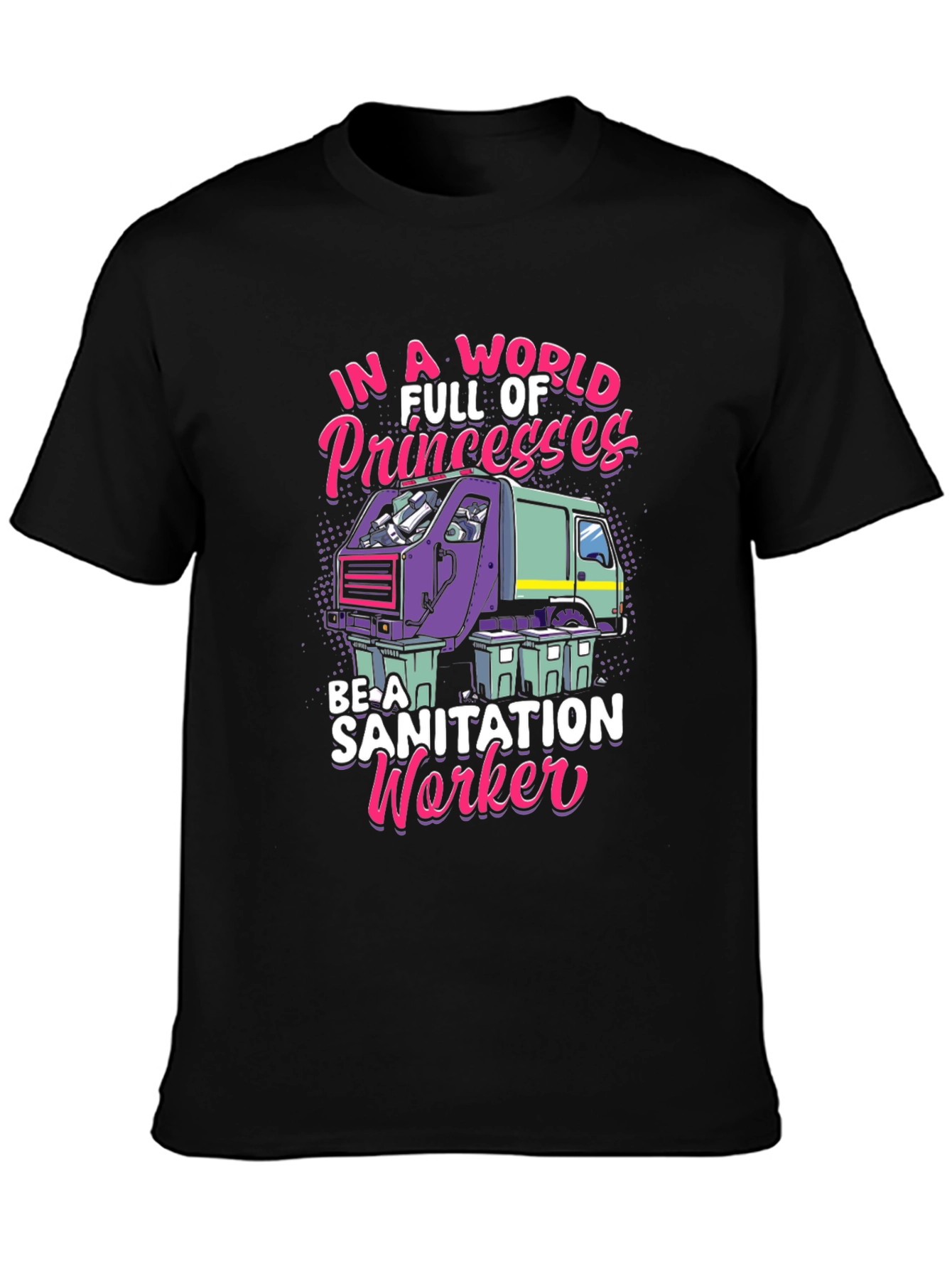 Sanitation Worker Graphic Tee - Funny & Unique