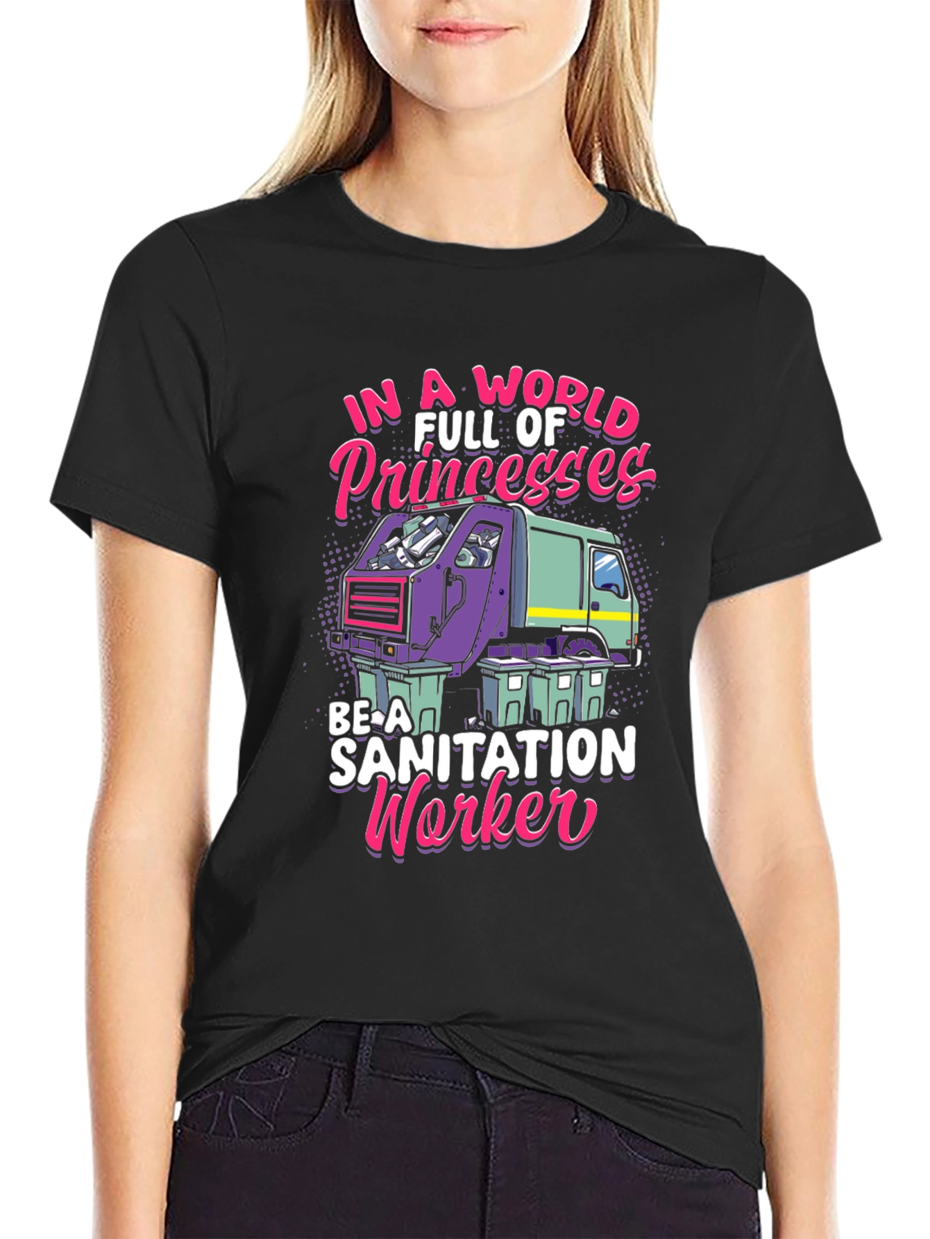 Sanitation Worker Graphic Tee - Funny & Unique