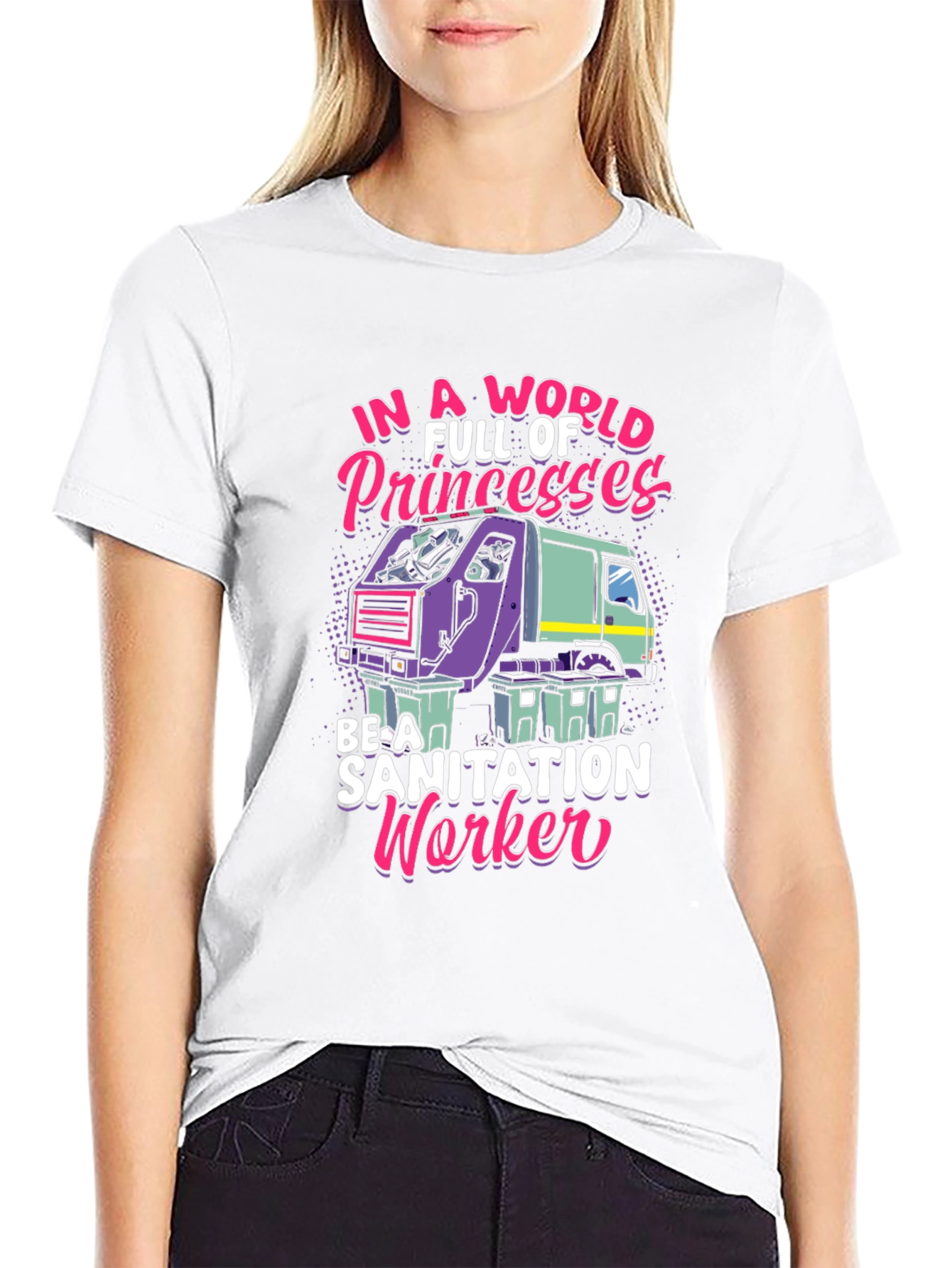 Sanitation Worker Graphic Tee - Funny & Unique