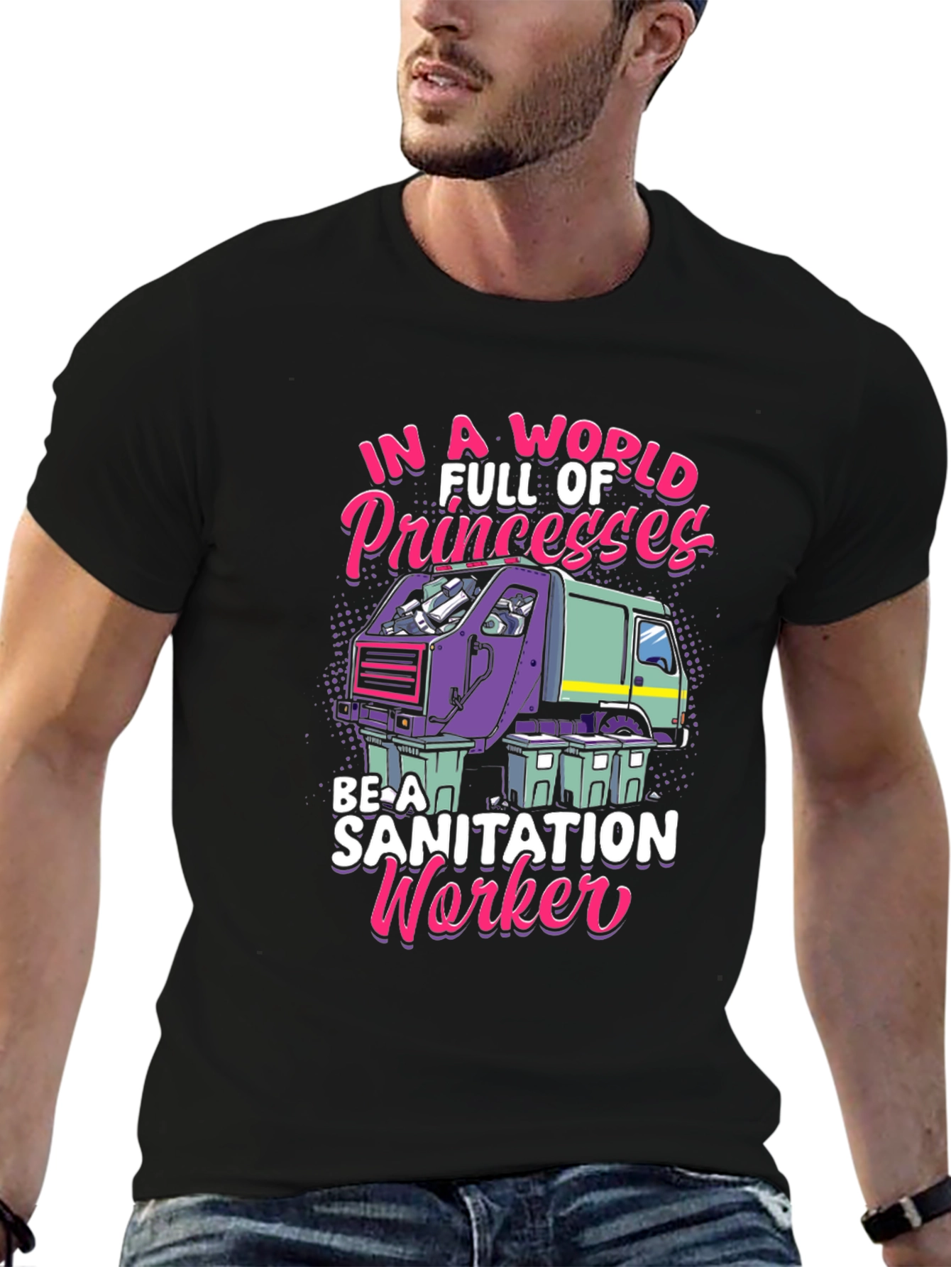 Sanitation Worker Graphic Tee - Funny & Unique