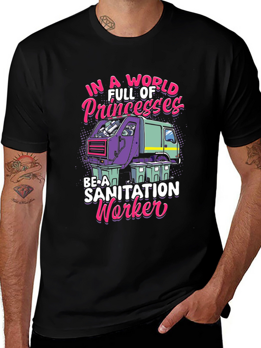 Sanitation Worker Graphic Tee - Funny & Unique