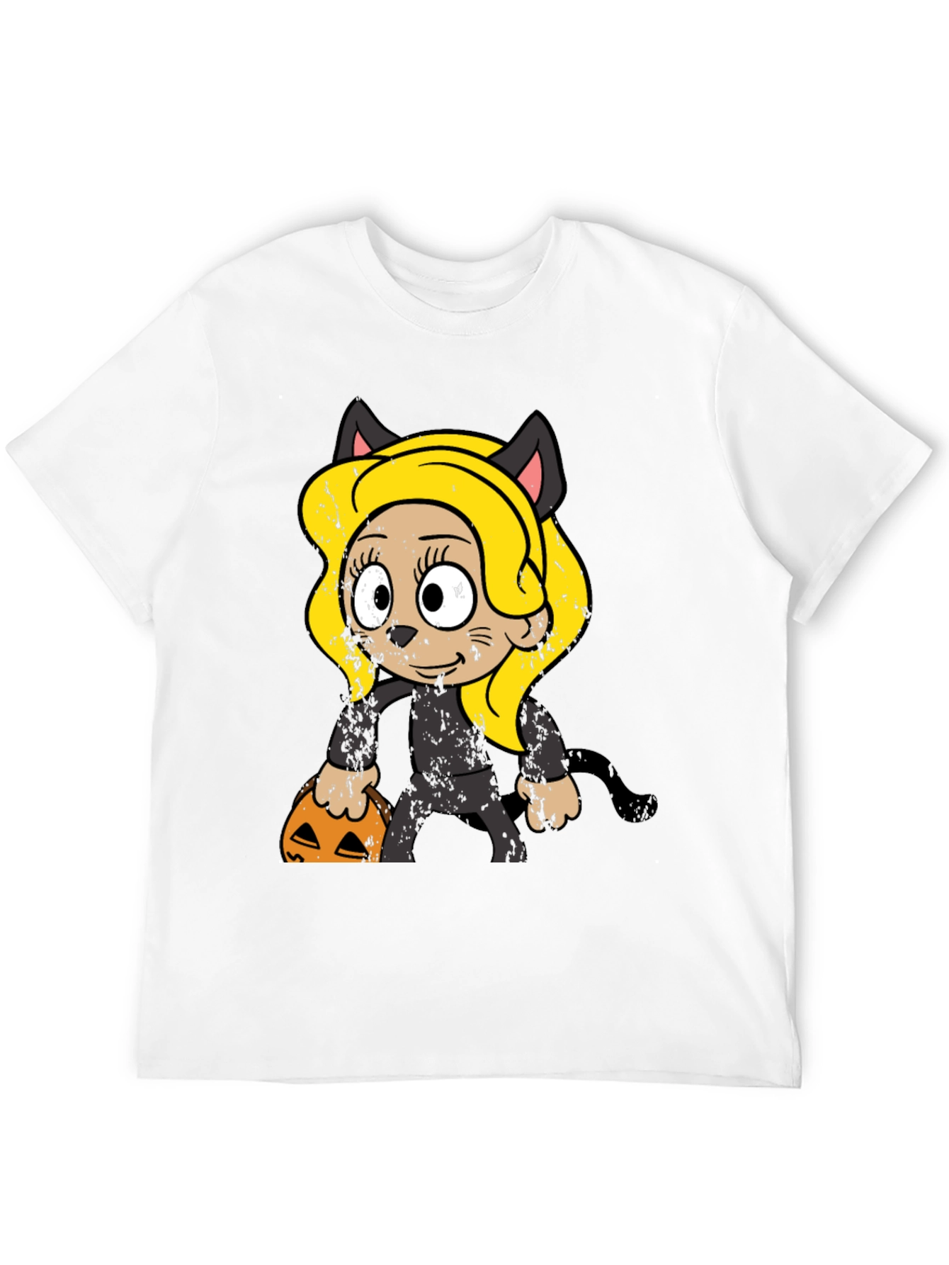 Halloween Cat Girl T-Shirt