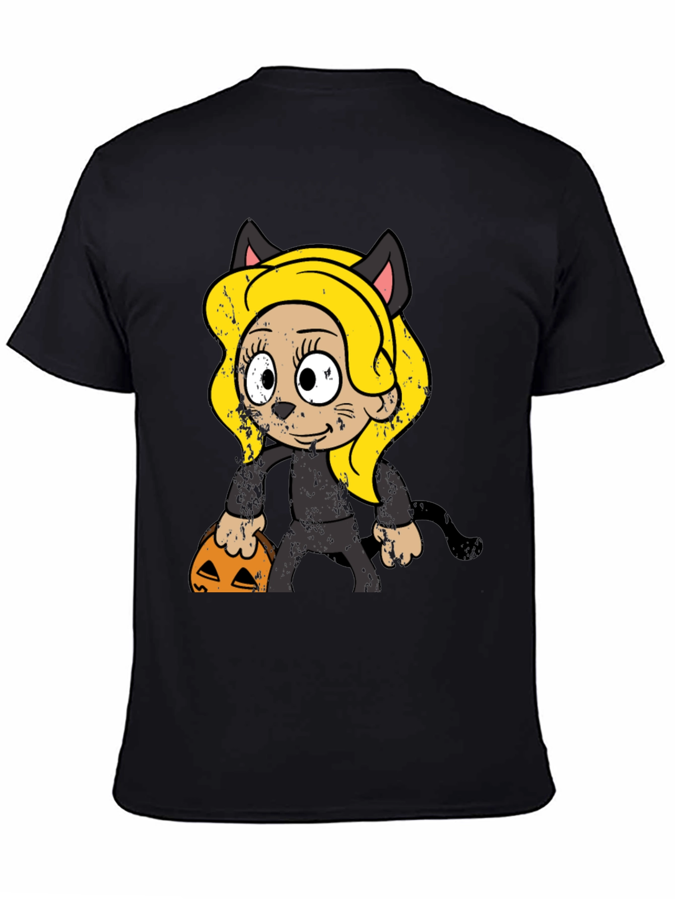 Halloween Cat Girl T-Shirt