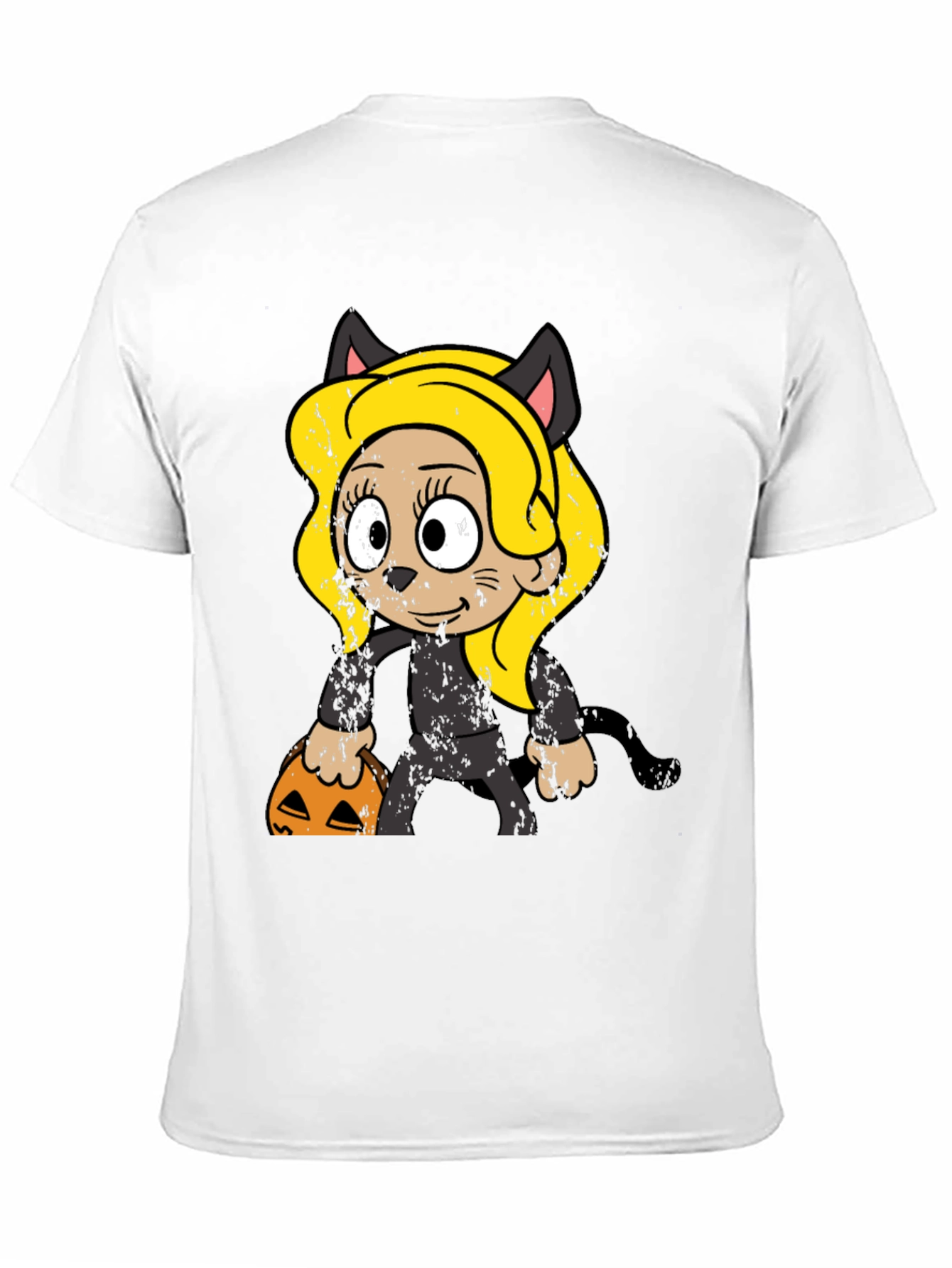 Halloween Cat Girl T-Shirt