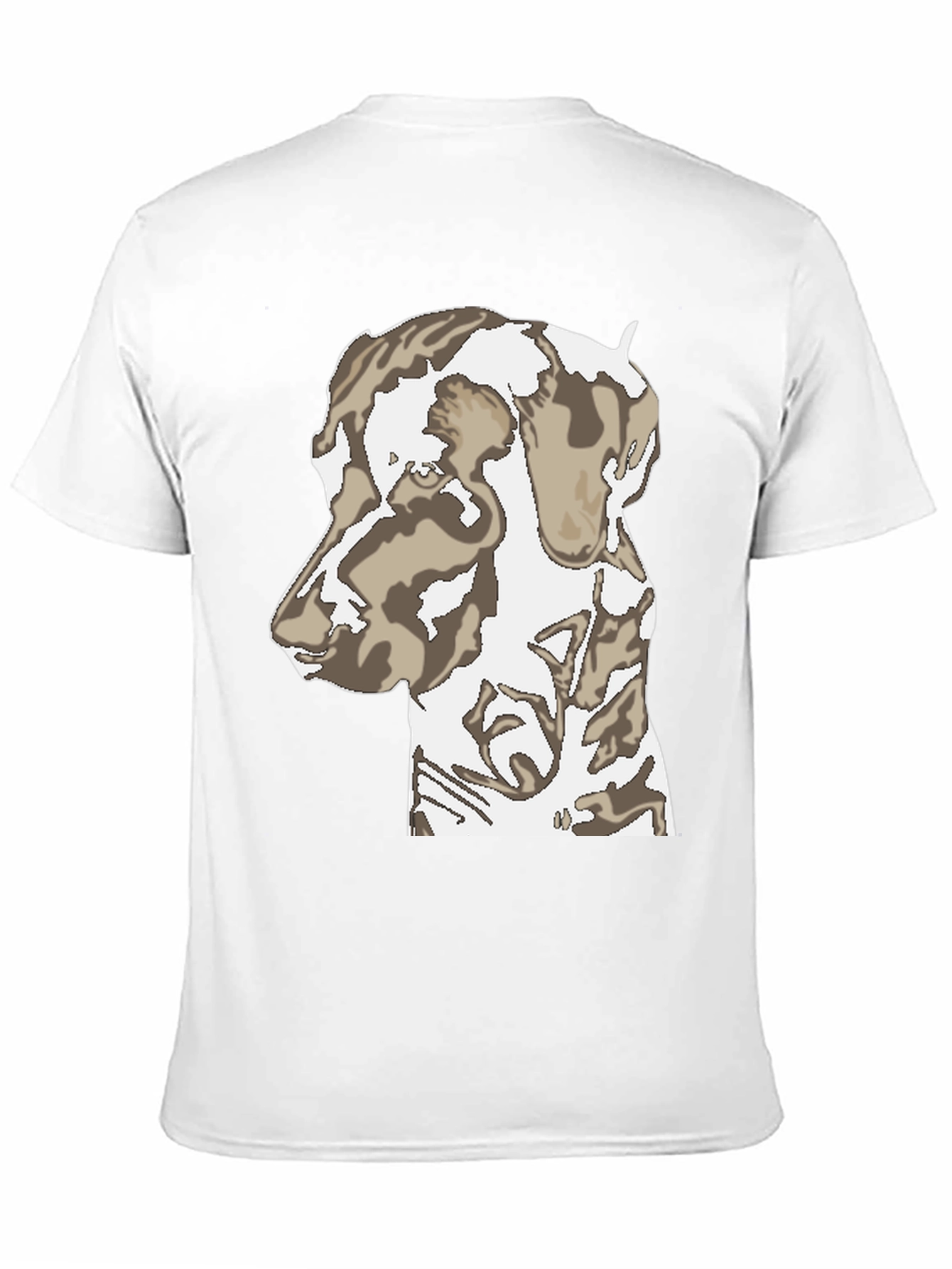 Dog Print Black T-Shirt
