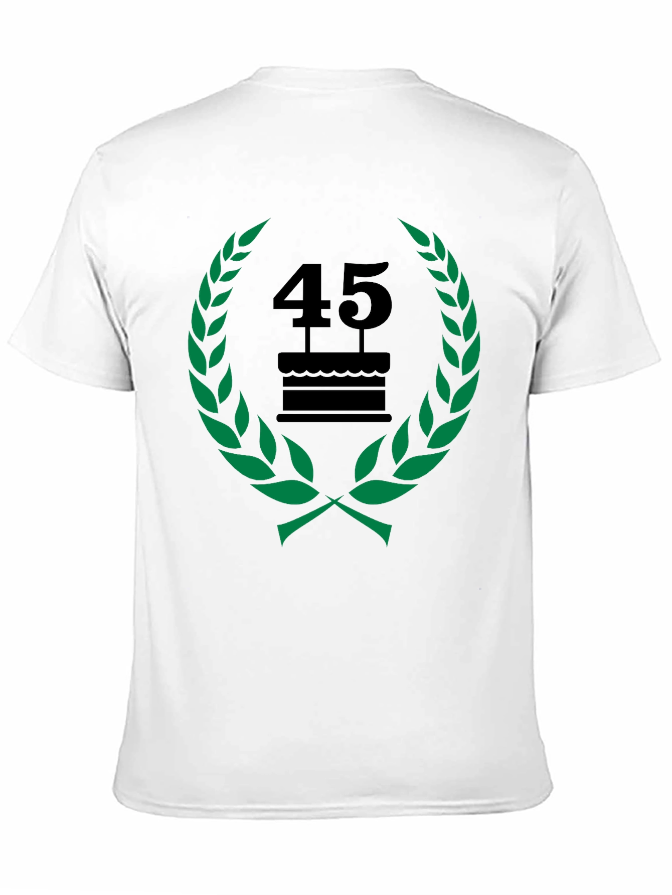 45th Birthday Celebration T-Shirt - Black