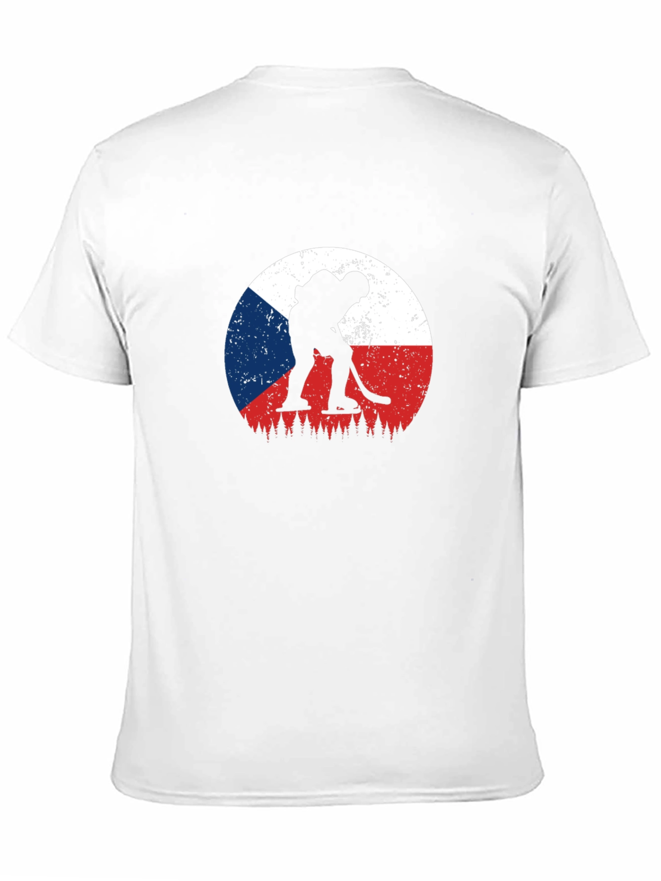Czech Hockey T-Shirt - Unique Flag Design