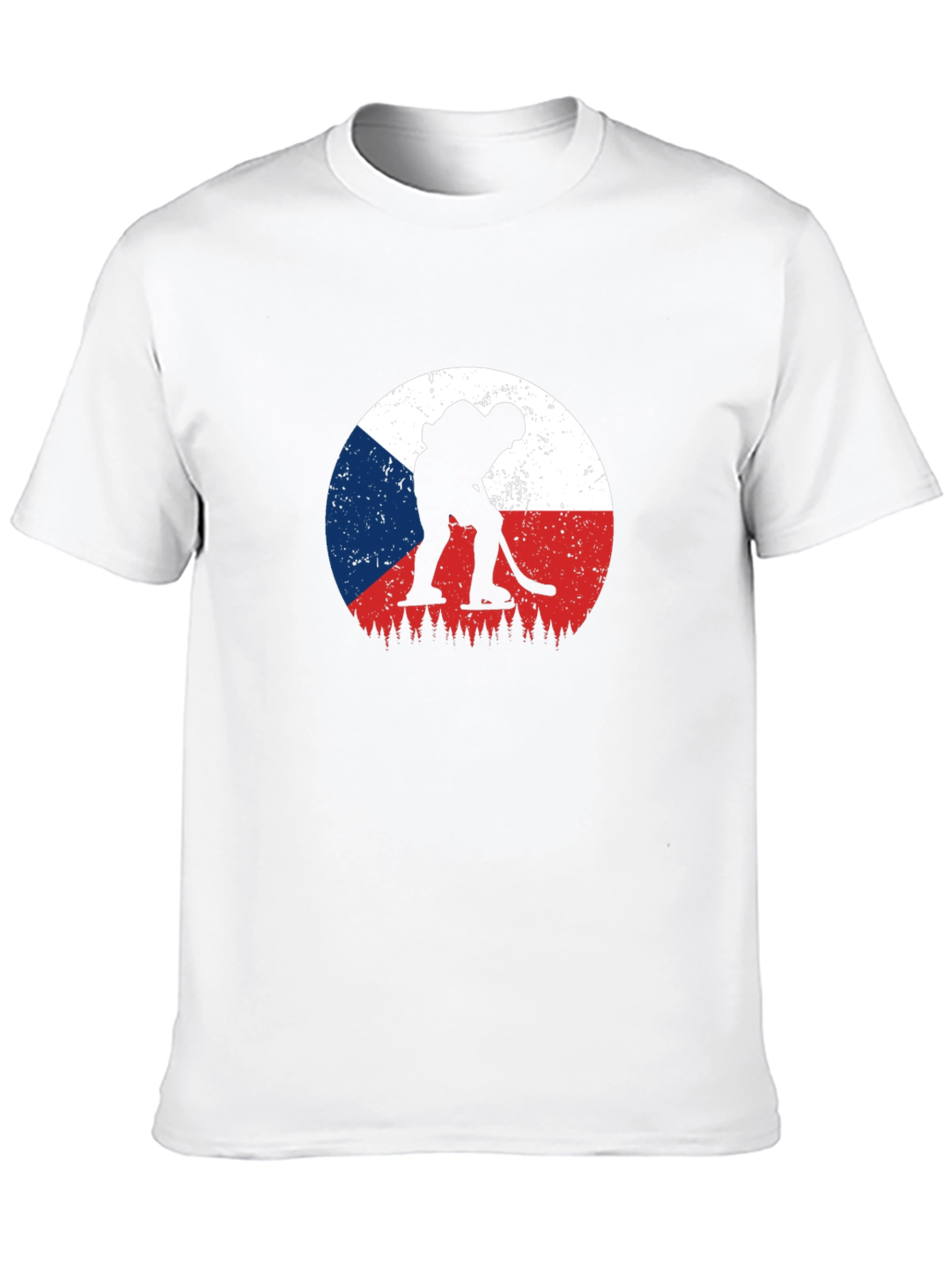 Czech Hockey T-Shirt - Unique Flag Design