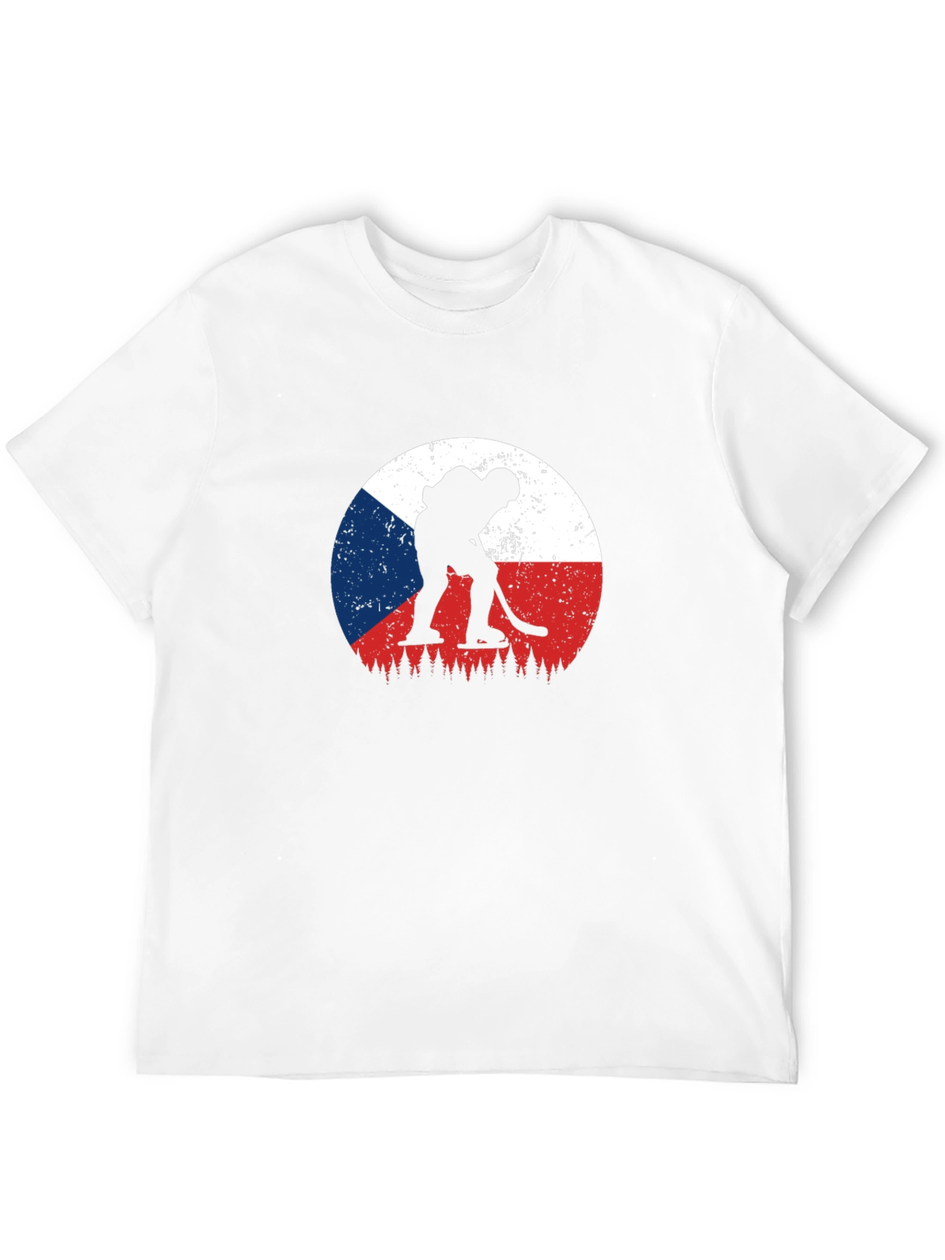 Czech Hockey T-Shirt - Unique Flag Design