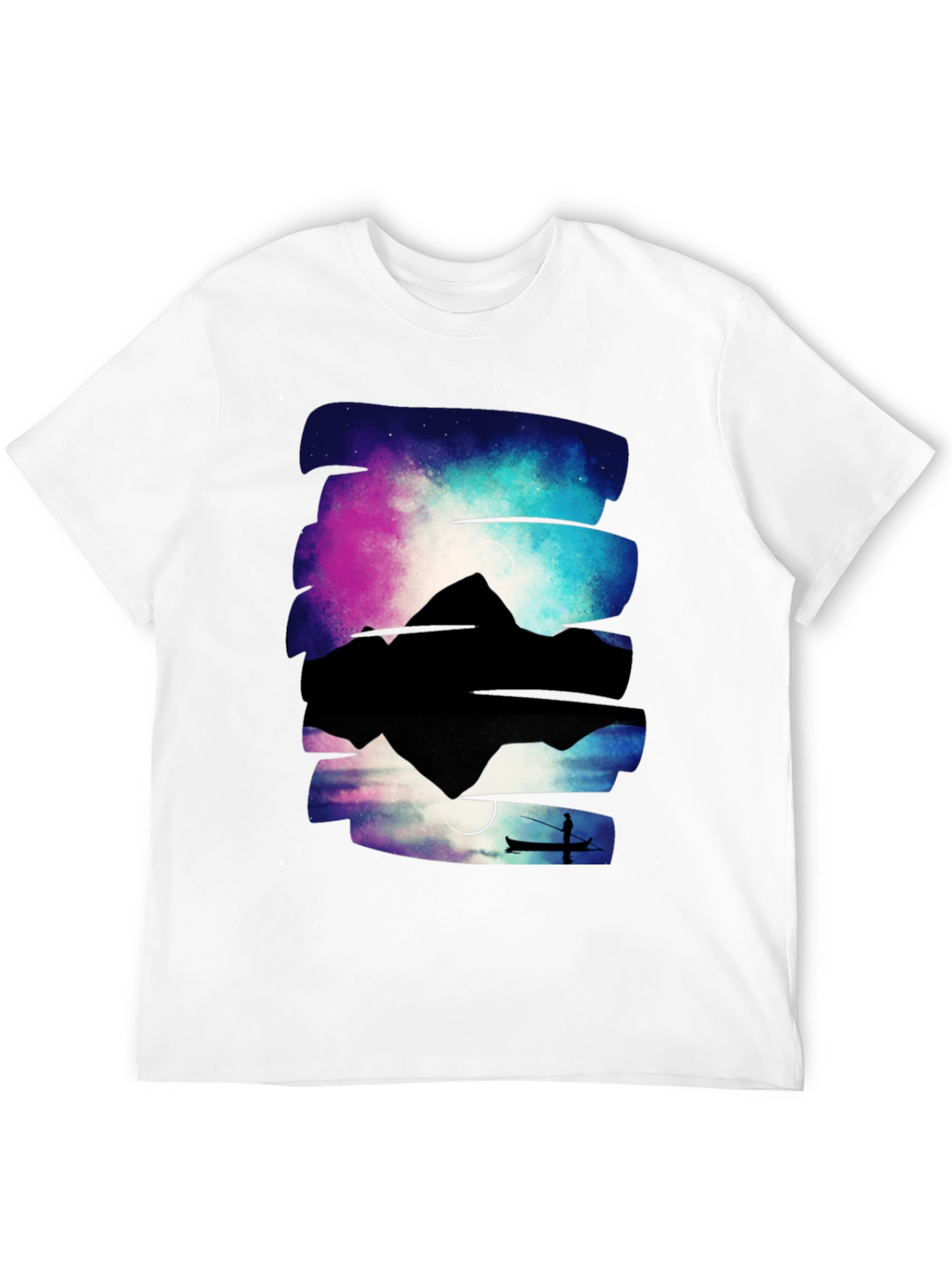 Galaxy Fishing Graphic Tee