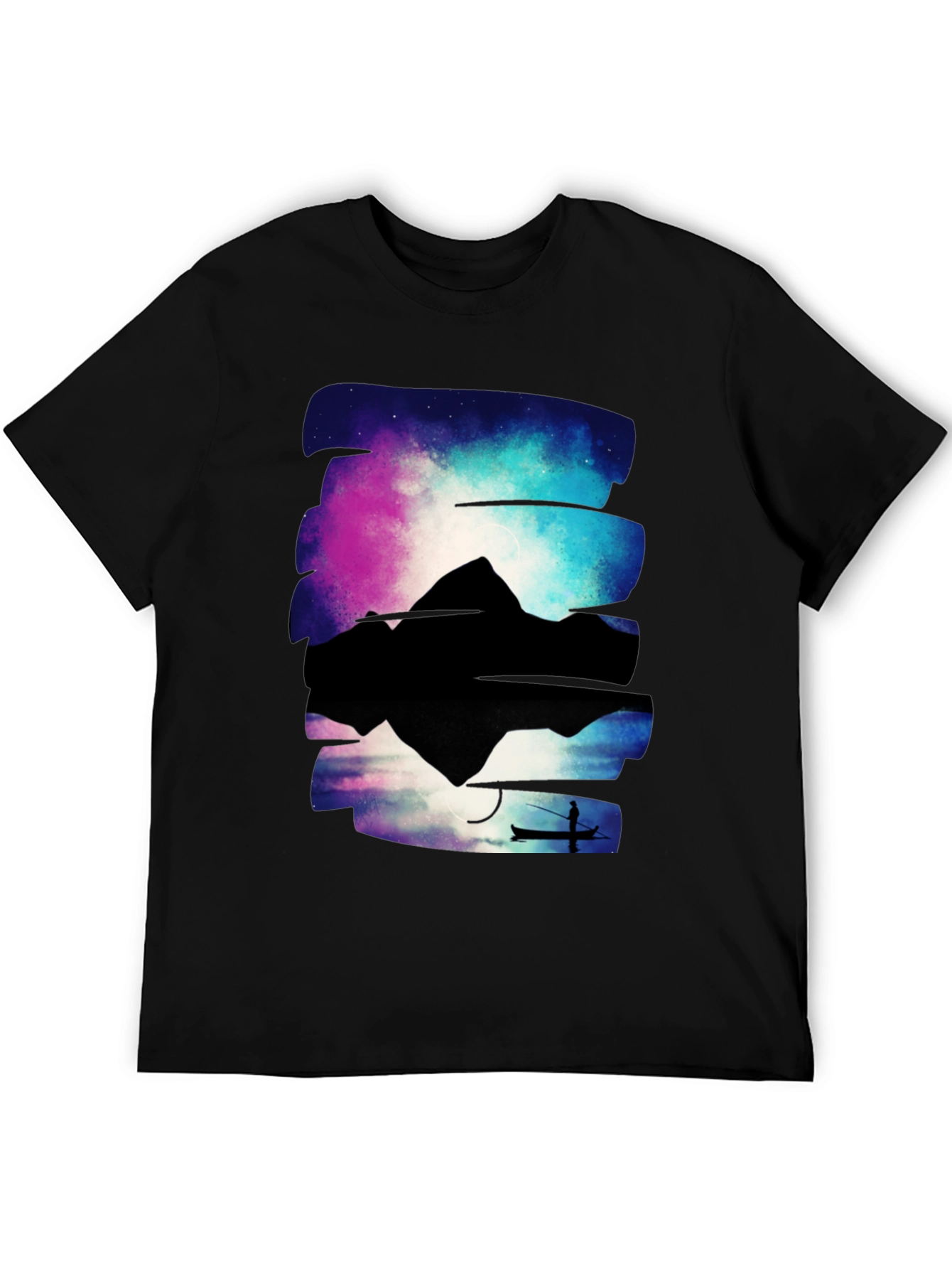 Galaxy Fishing Graphic Tee