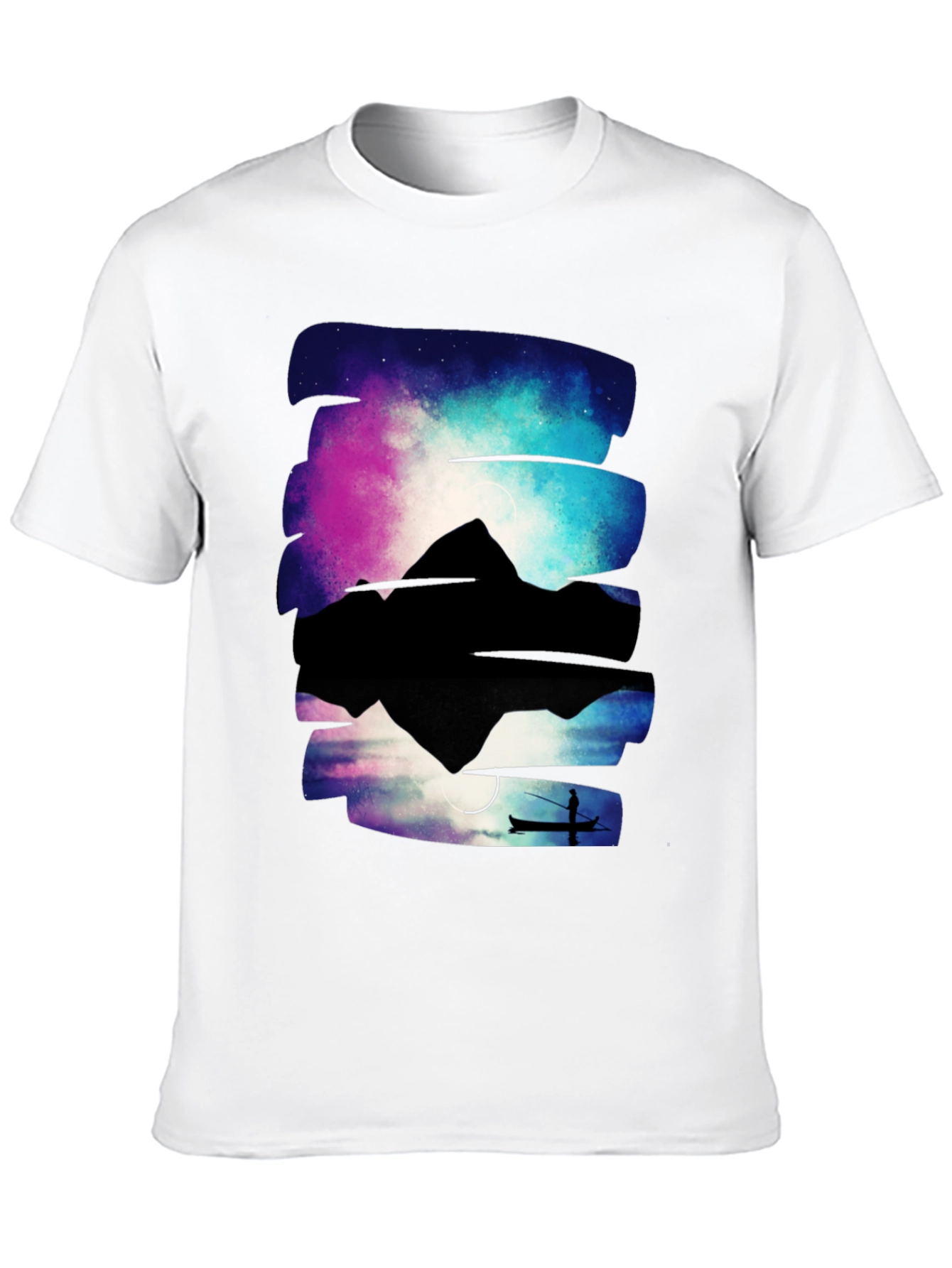 Galaxy Fishing Graphic Tee