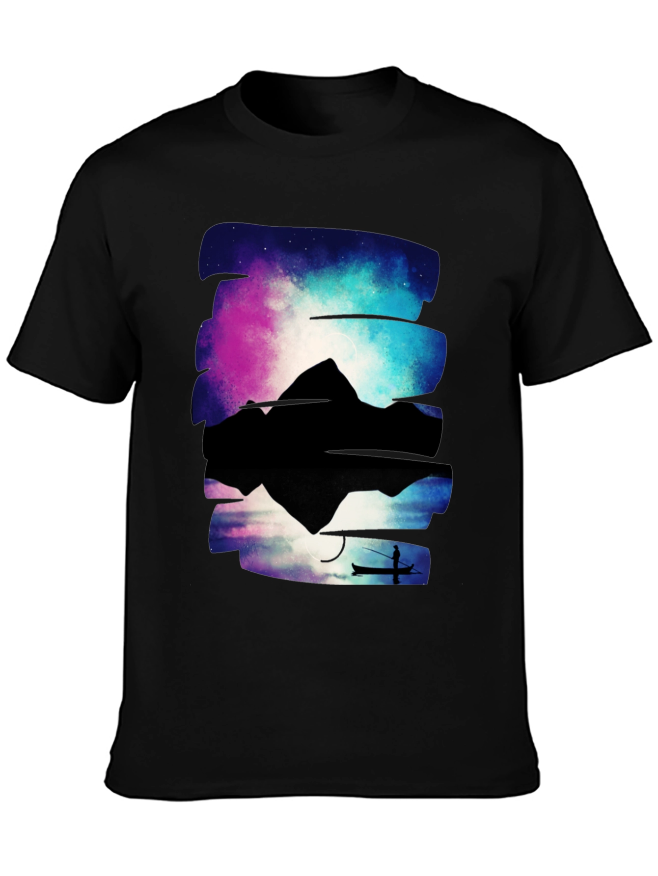 Galaxy Fishing Graphic Tee