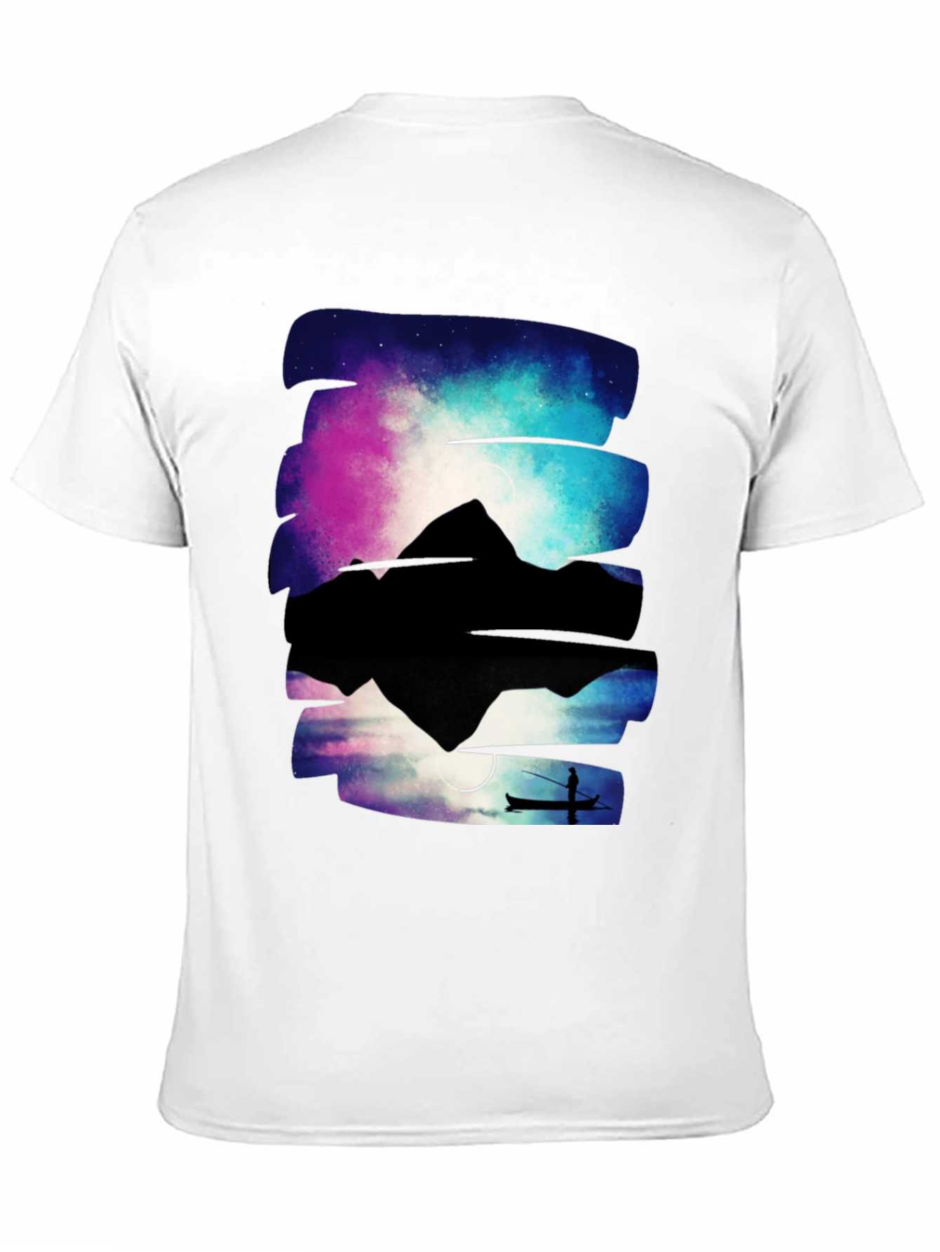 Galaxy Fishing Graphic Tee