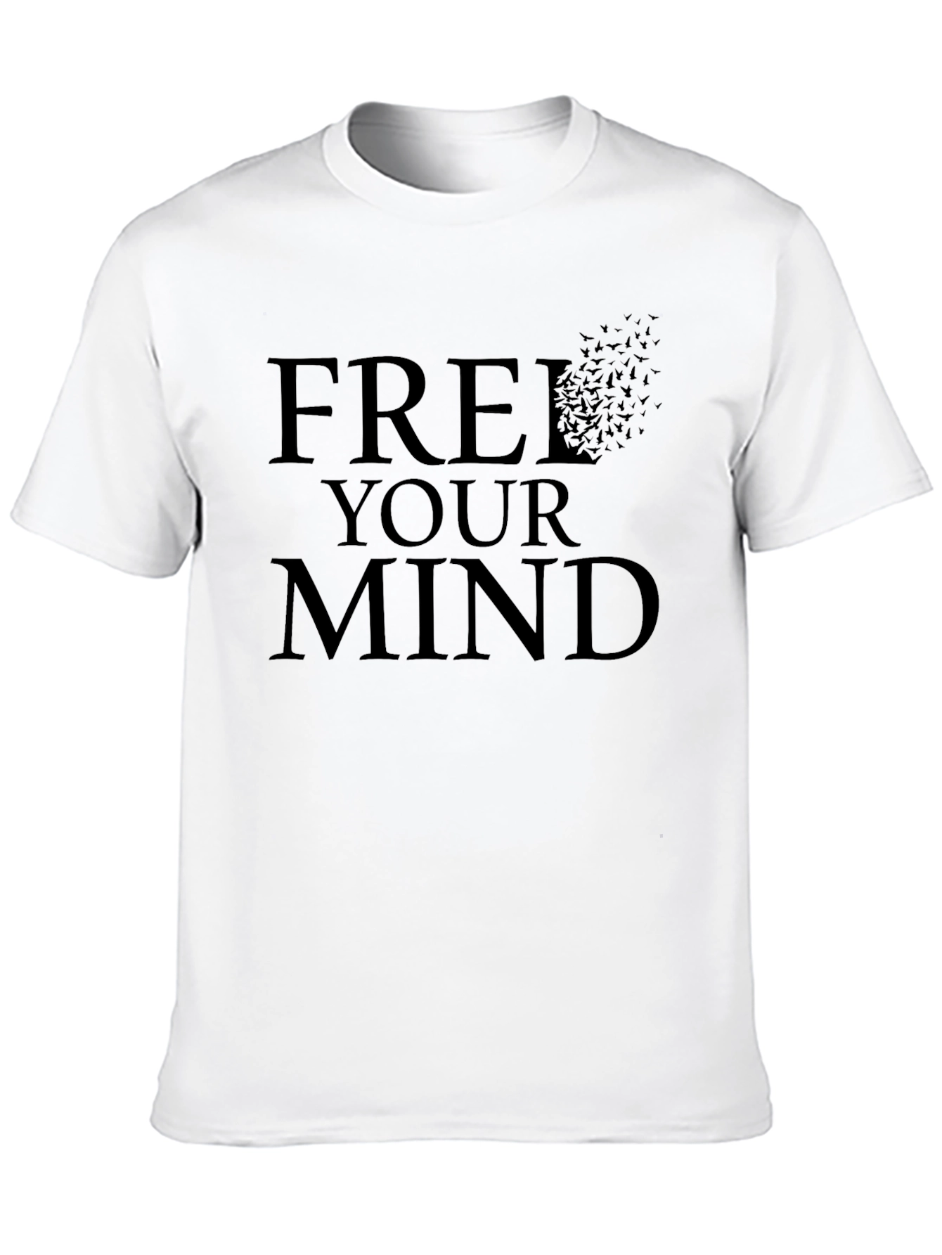 Free Your Mind Graphic T-Shirt - Black