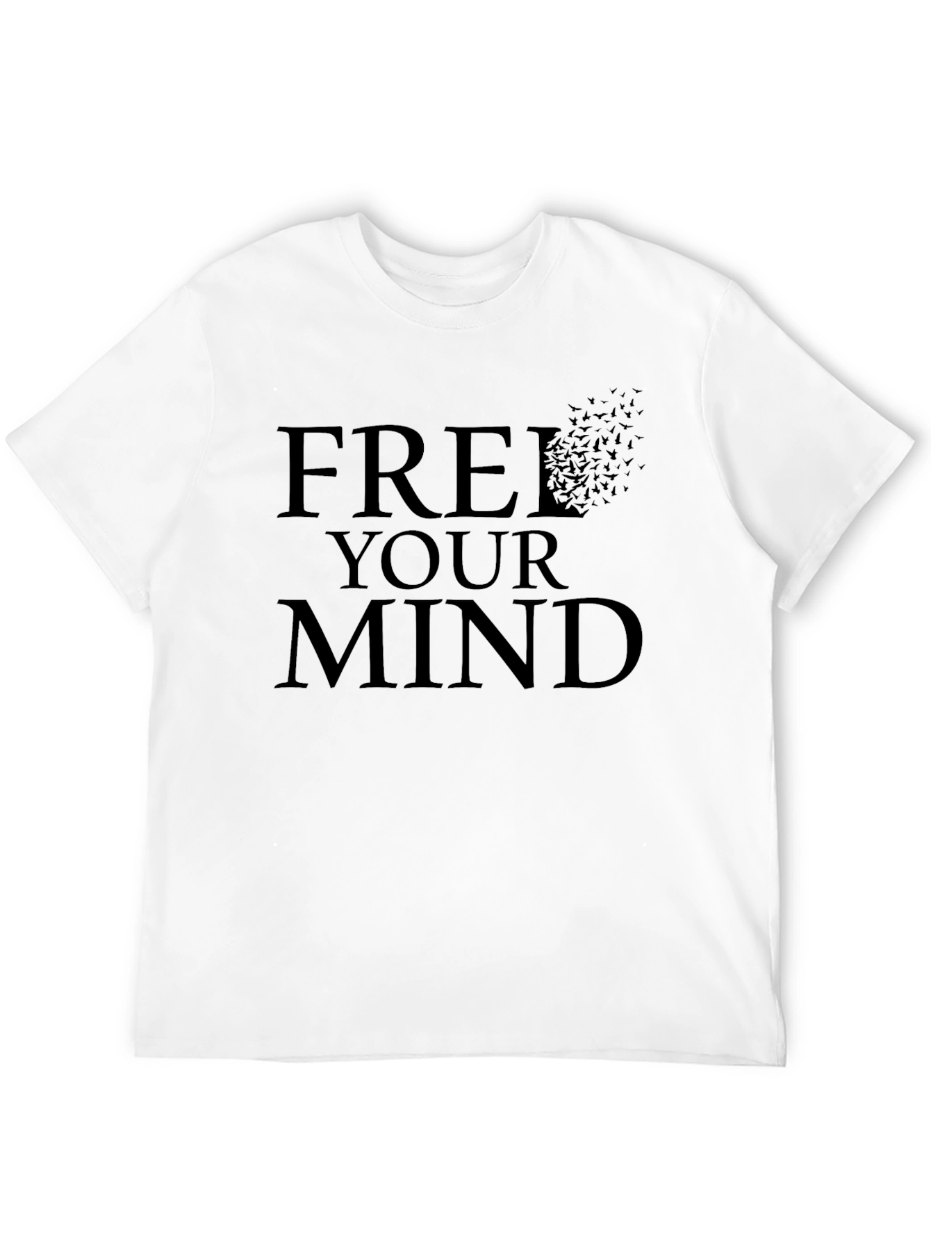 Free Your Mind Graphic T-Shirt - Black