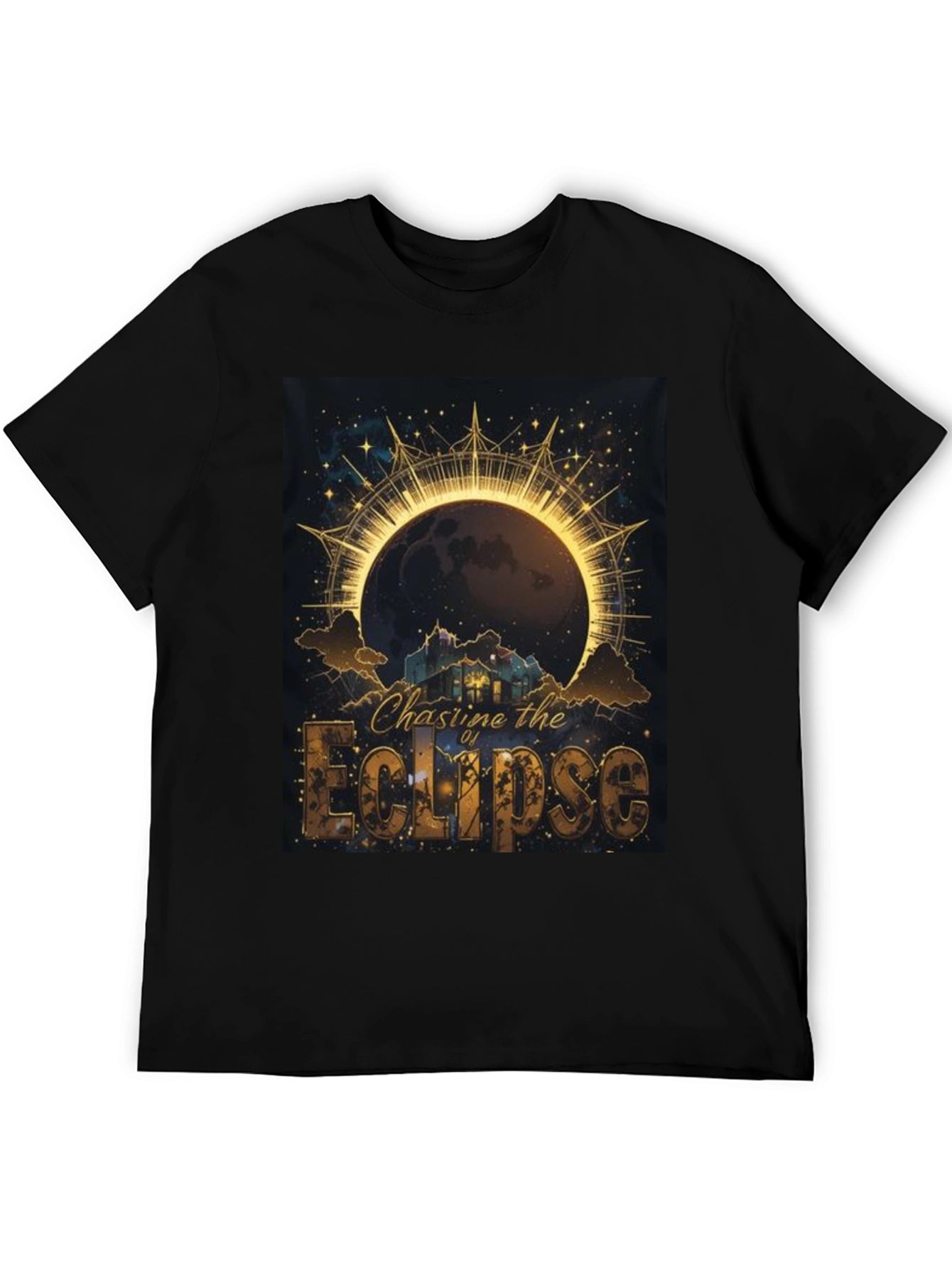 Chasing the Eclipse Graphic Tee - Unique Design
