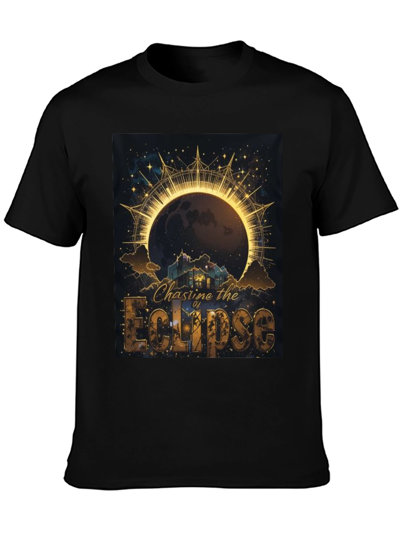 Chasing the Eclipse Graphic Tee - Unique Design