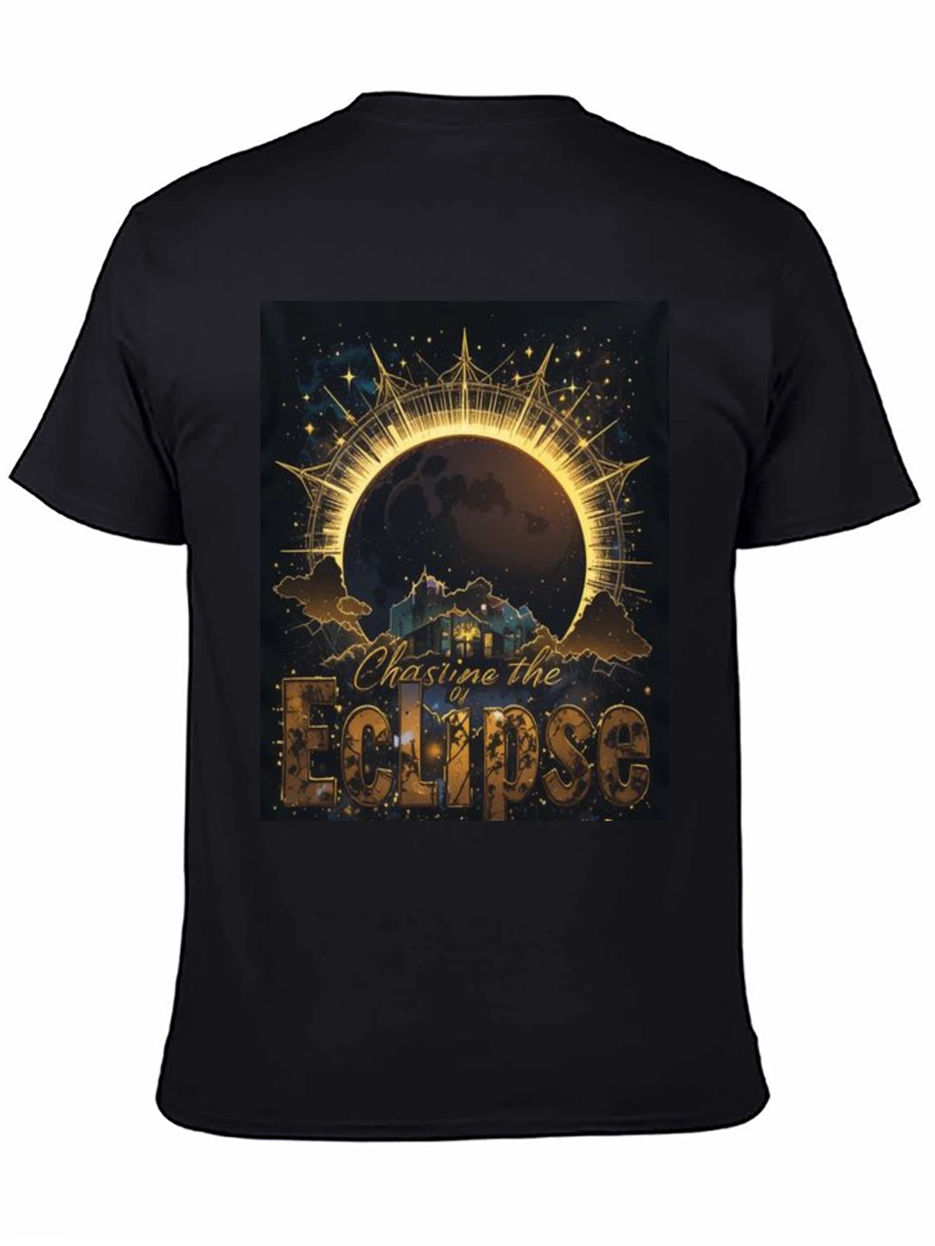 Chasing the Eclipse Graphic Tee - Unique Design