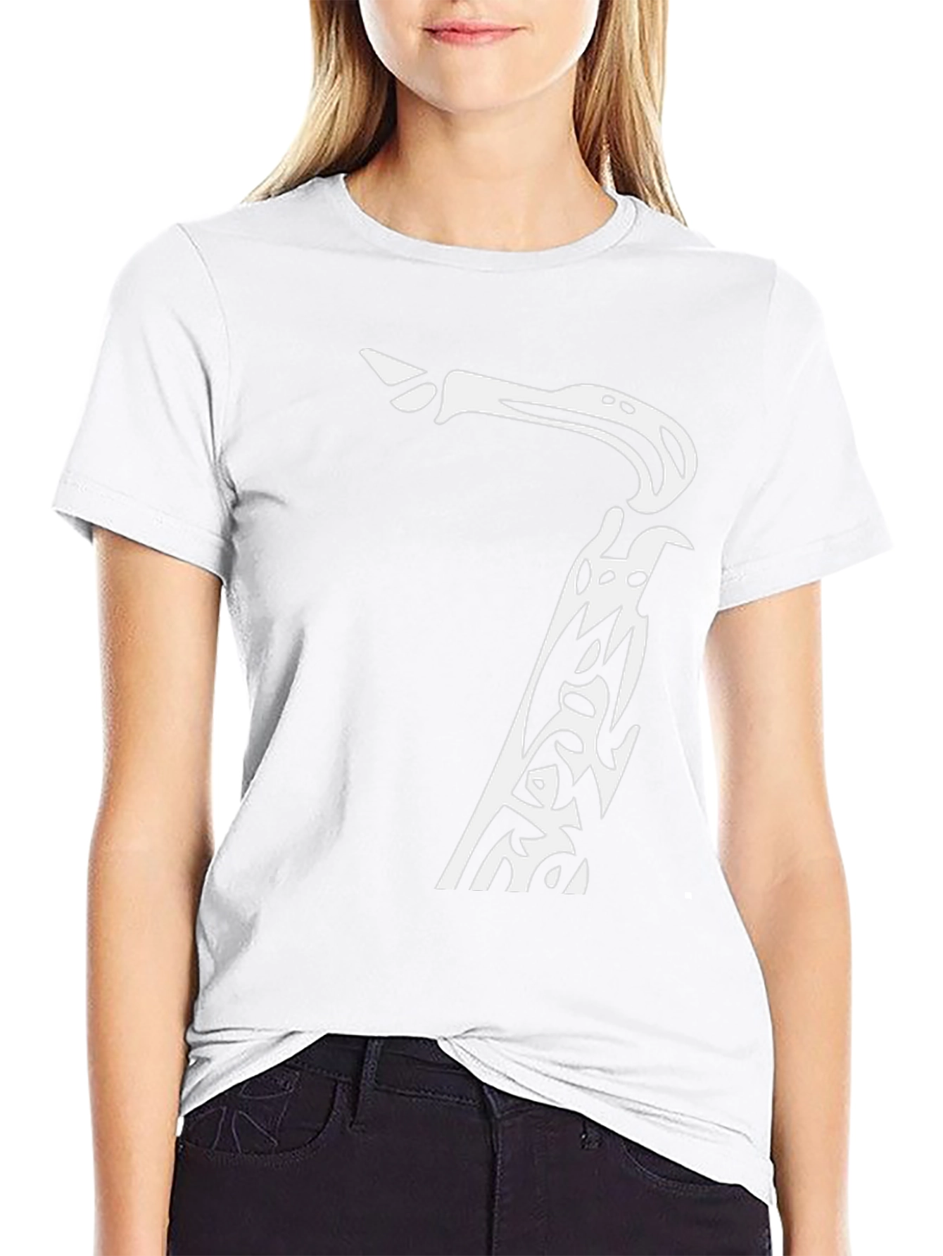 Saxophone Graphic Print Black T-Shirt