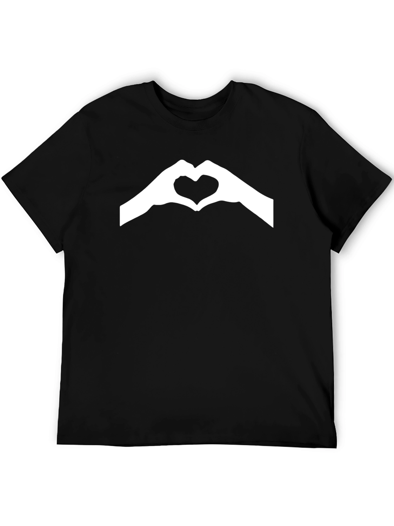 Heart Hands Graphic T-Shirt - Soft Cotton Casual Tee