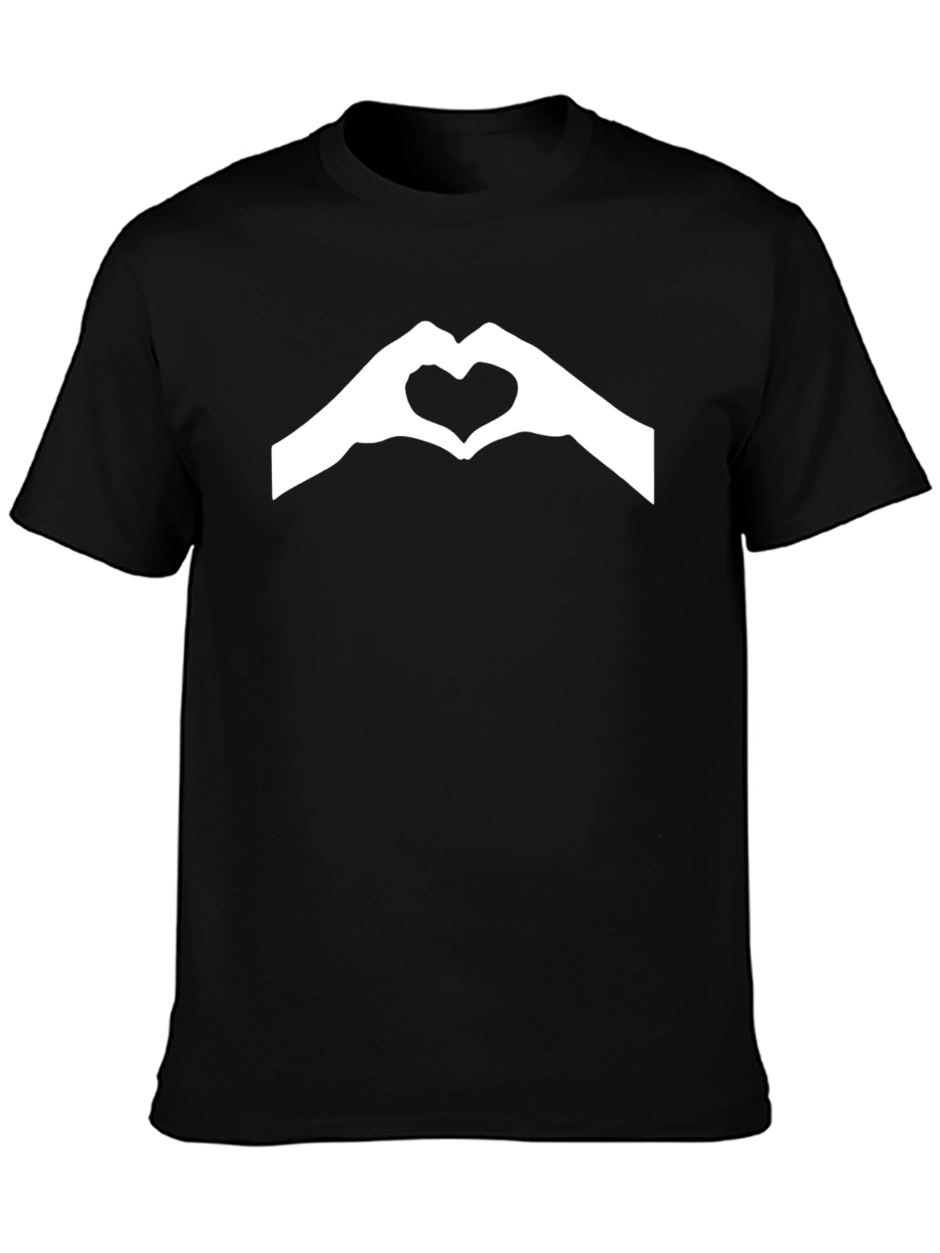 Heart Hands Graphic T-Shirt - Soft Cotton Casual Tee