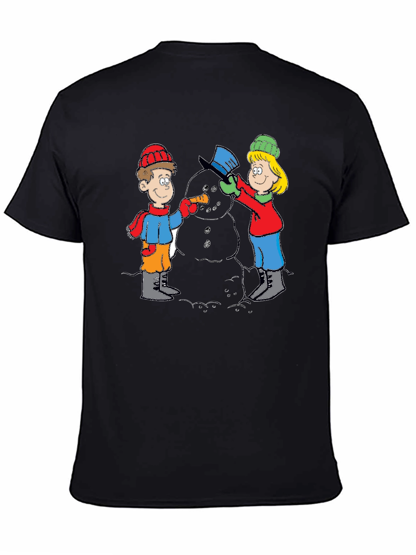 Building Snowman T-Shirt