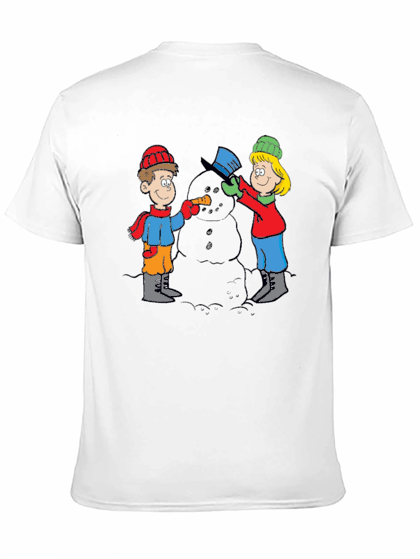 Building Snowman T-Shirt