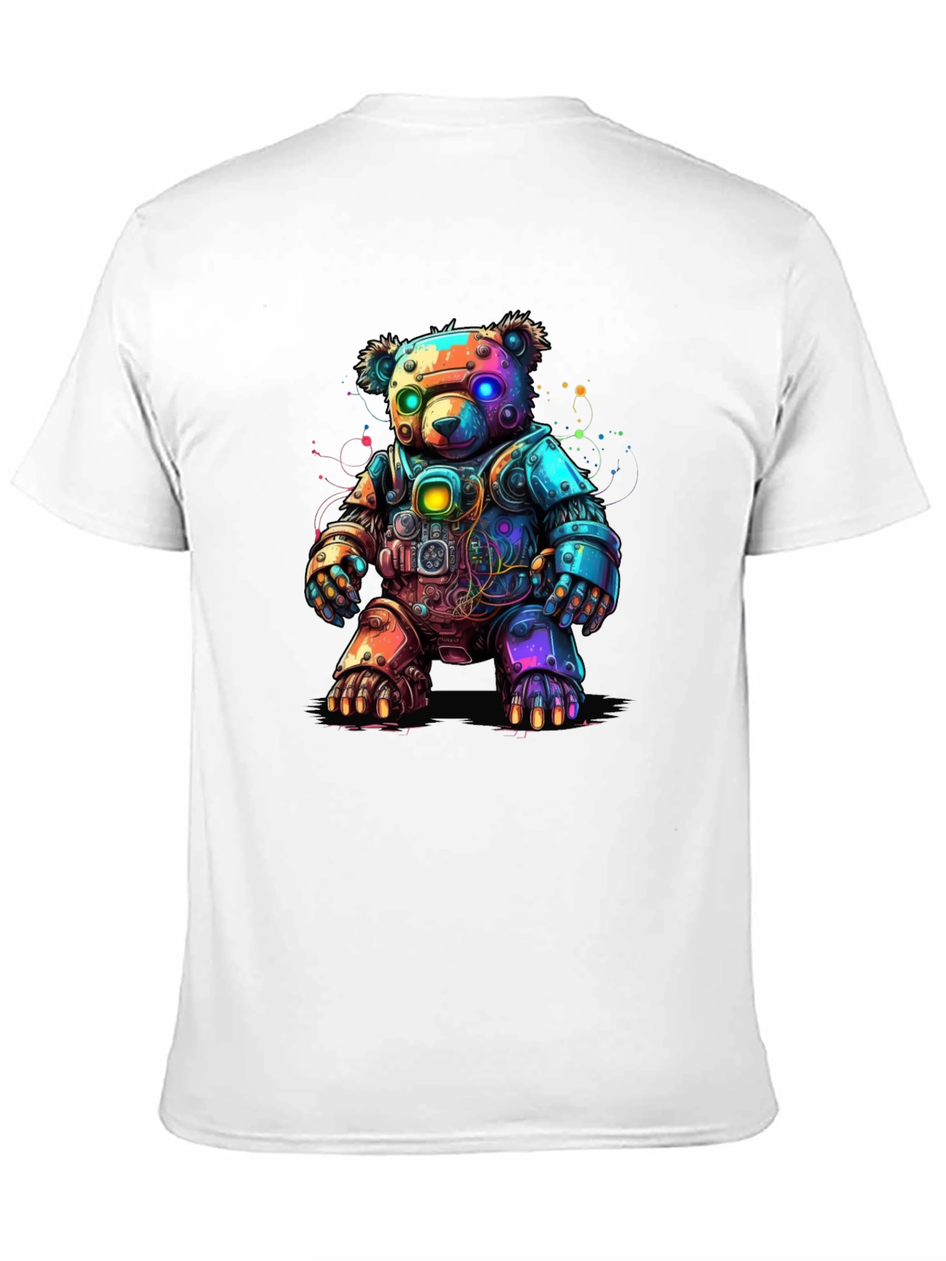 Cyber Bear T-Shirt - Robot Teddy Bear Design