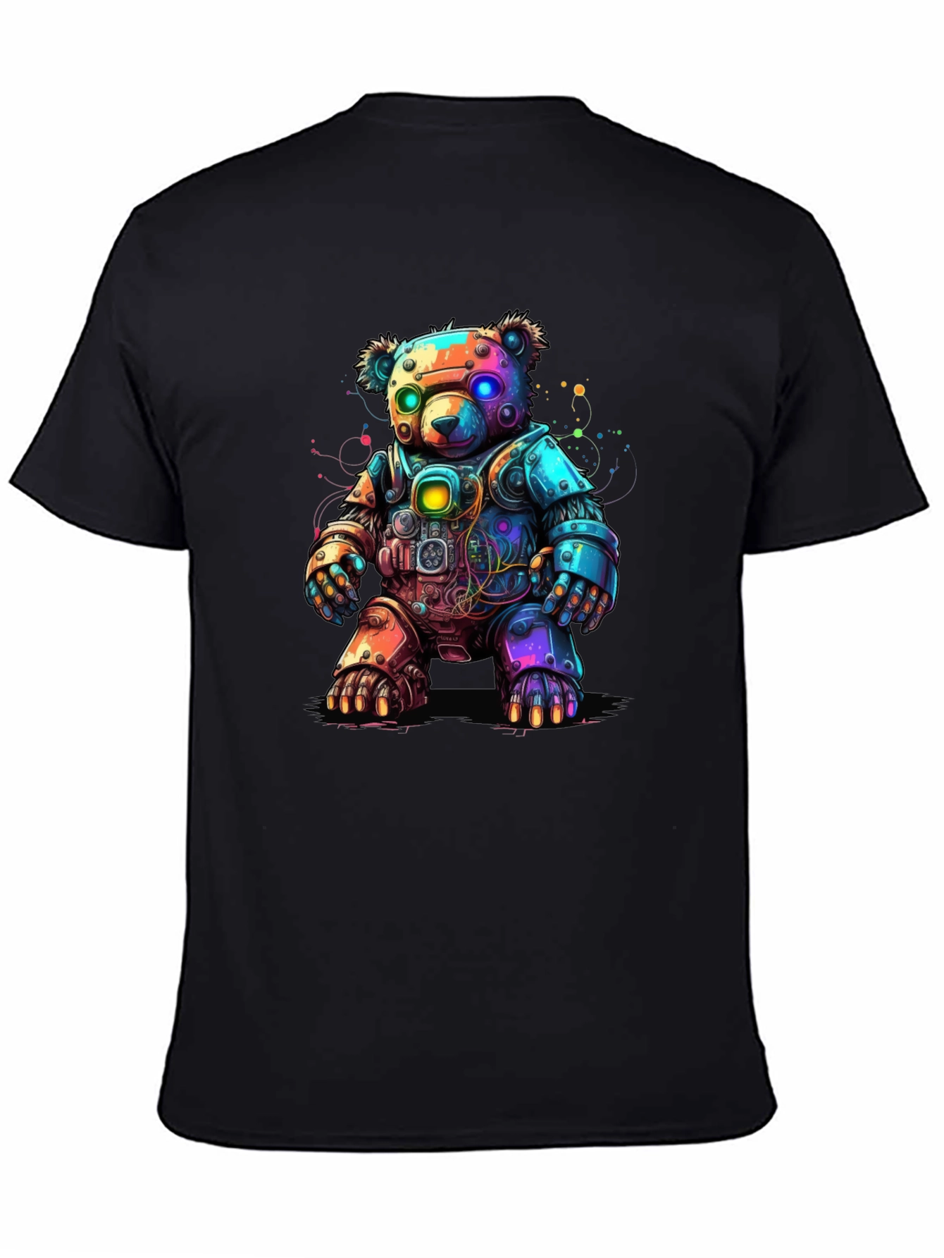 Cyber Bear T-Shirt - Robot Teddy Bear Design
