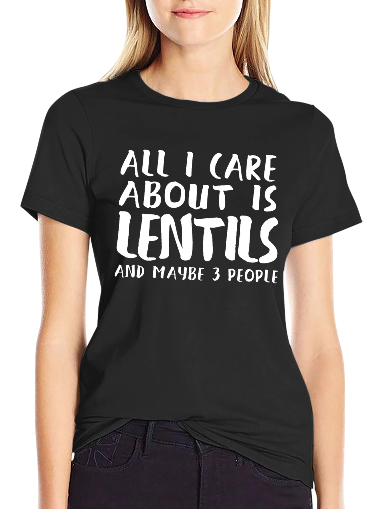 Funny Lentil Lover Graphic T-Shirt
