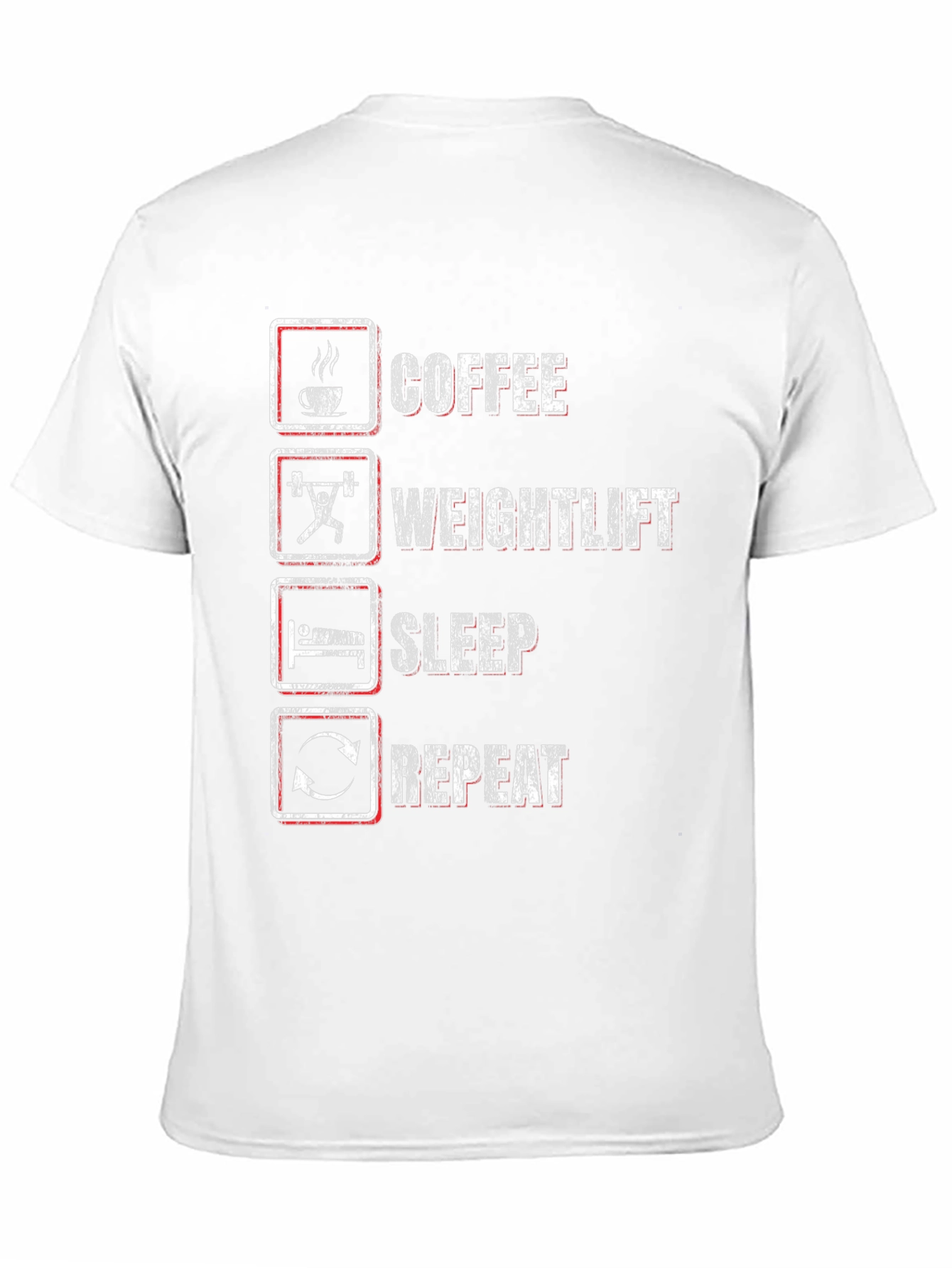 Coffee Weightlift Sleep Repeat Graphic Tee