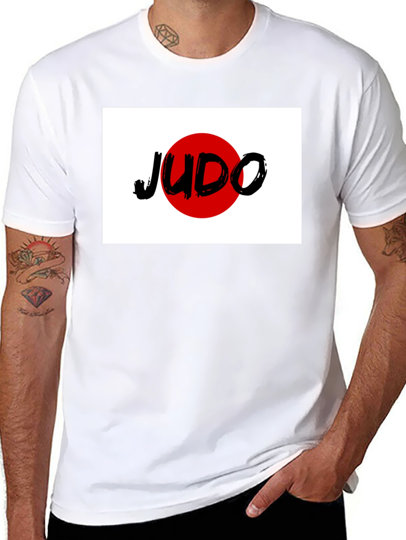 Judo Japan Flag T-Shirt Martial Arts Tee
