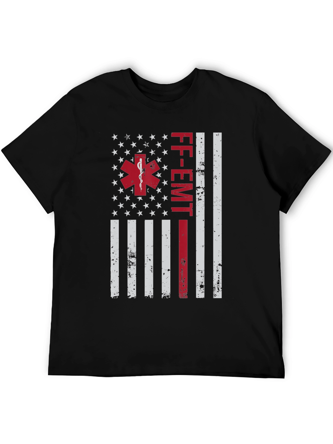 FF-EMT American Flag T-Shirt - First Responder Tee