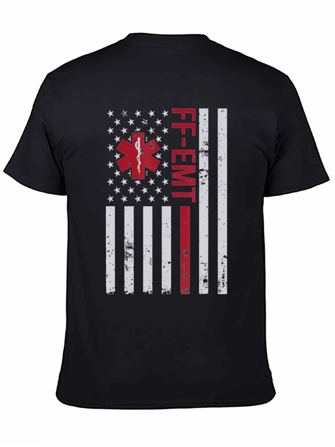 FF-EMT American Flag T-Shirt - First Responder Tee