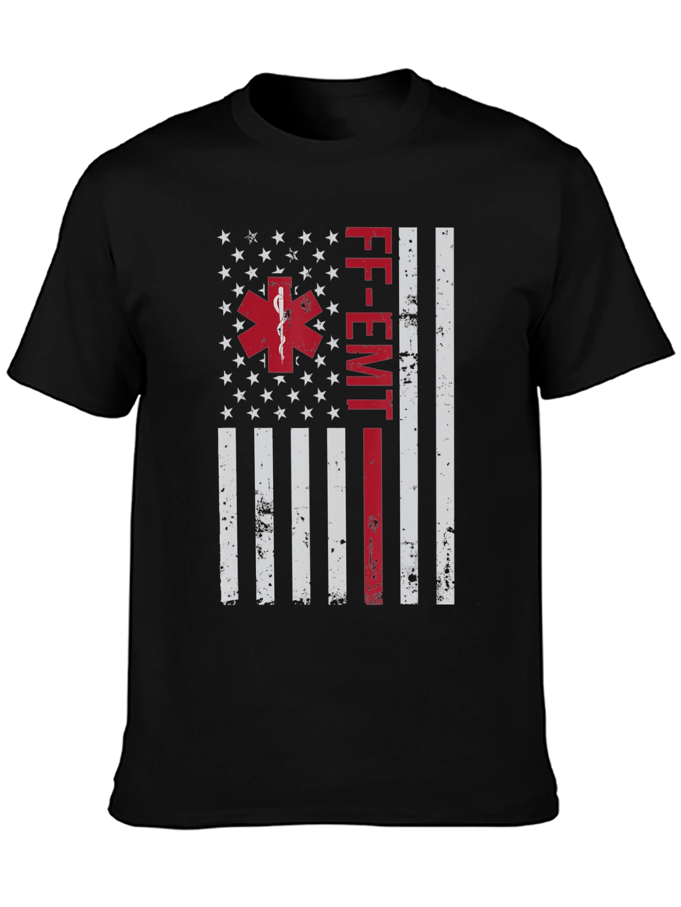 FF-EMT American Flag T-Shirt - First Responder Tee