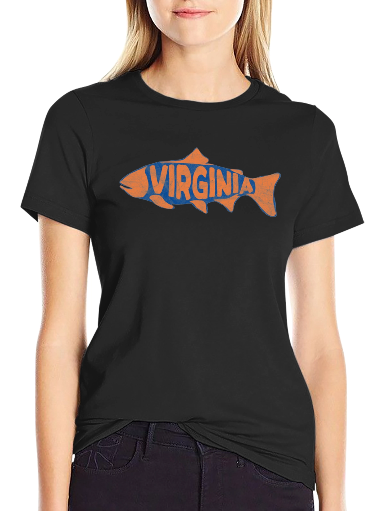 Virginia Fish Graphic T-Shirt