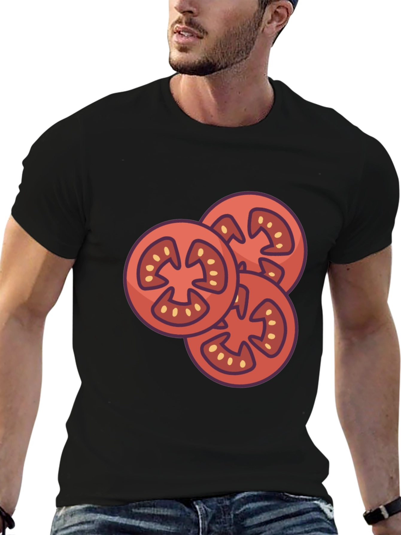 Tomato Slice Graphic Tee - Fresh Style