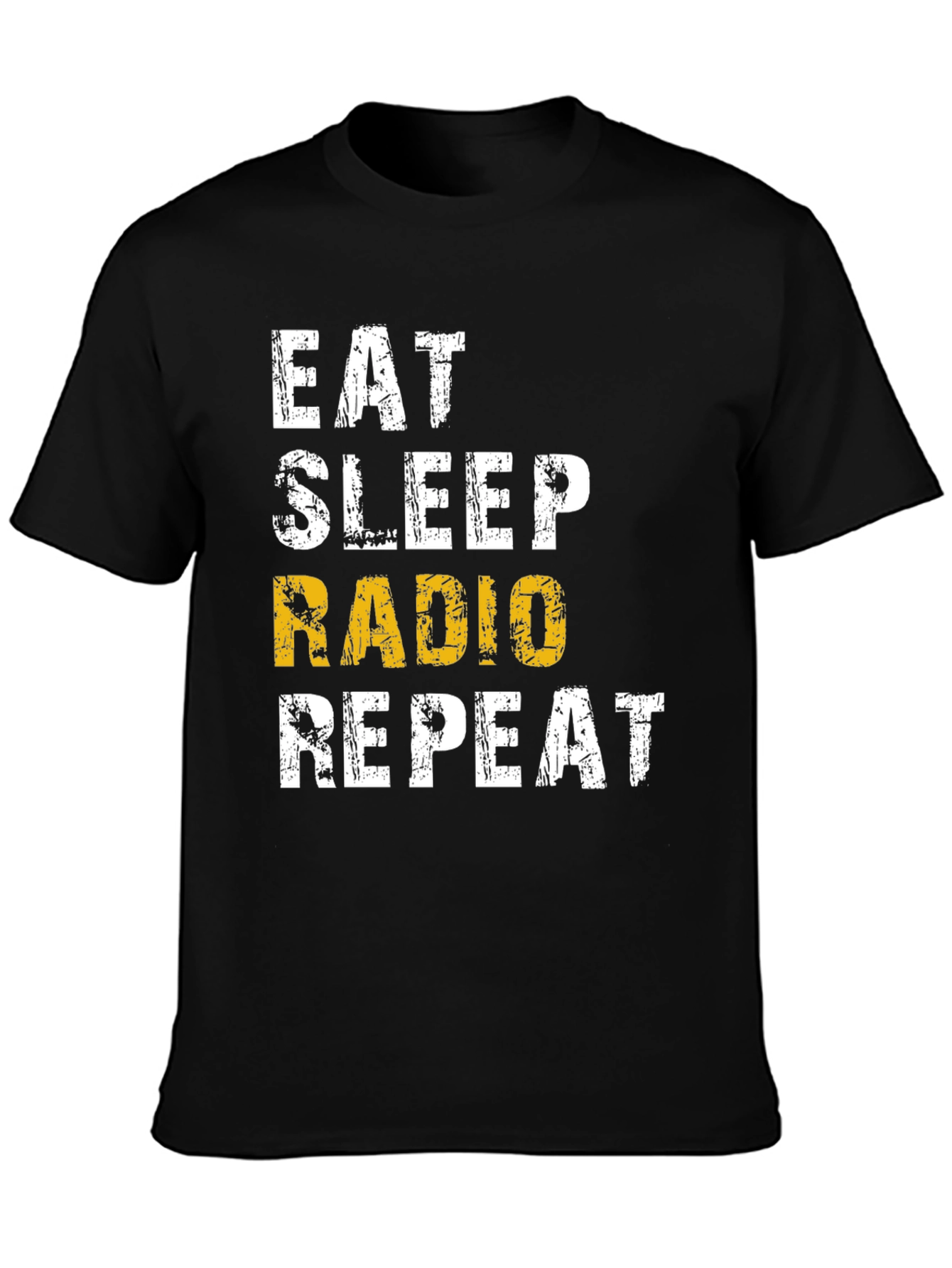 Eat Sleep Radio Repeat Graphic Tee