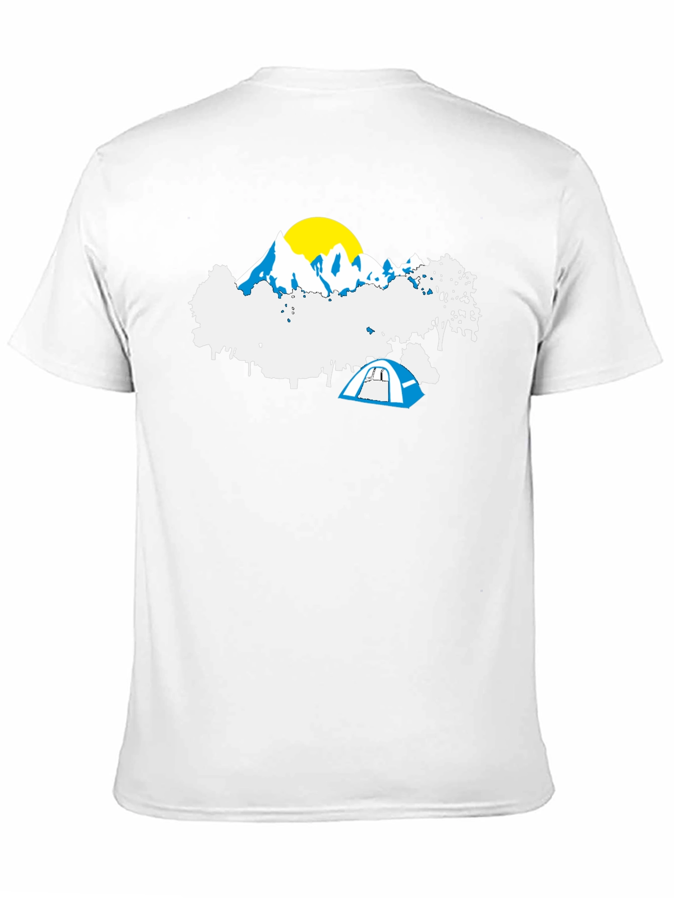 Camping Adventure T-Shirt - Mountain Tent Graphic Tee