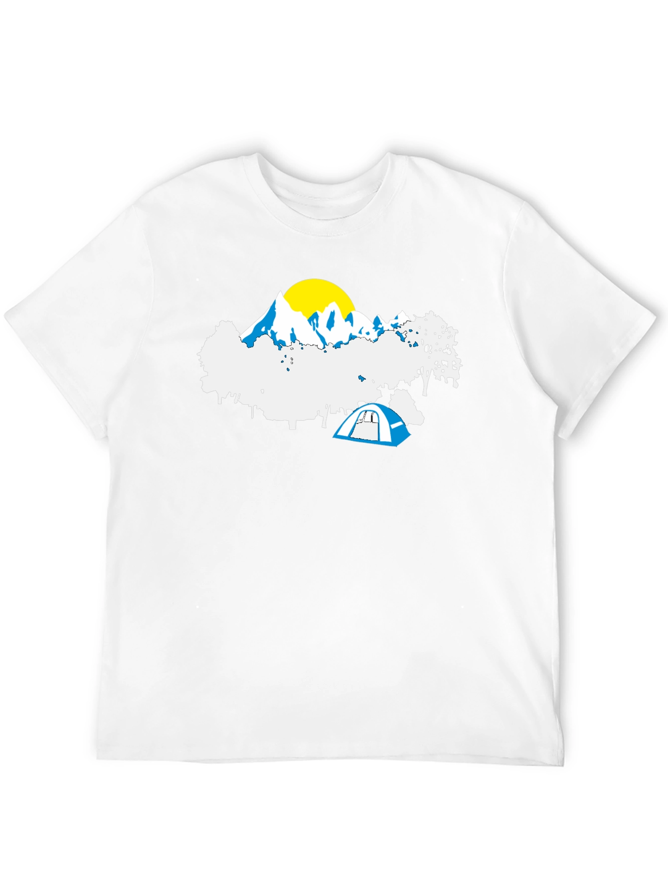 Camping Adventure T-Shirt - Mountain Tent Graphic Tee