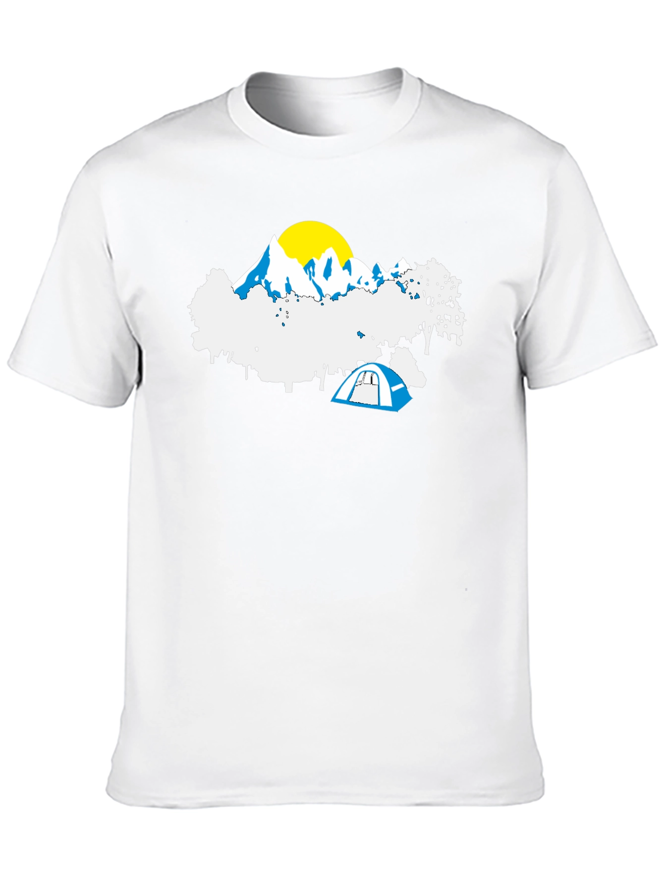 Camping Adventure T-Shirt - Mountain Tent Graphic Tee