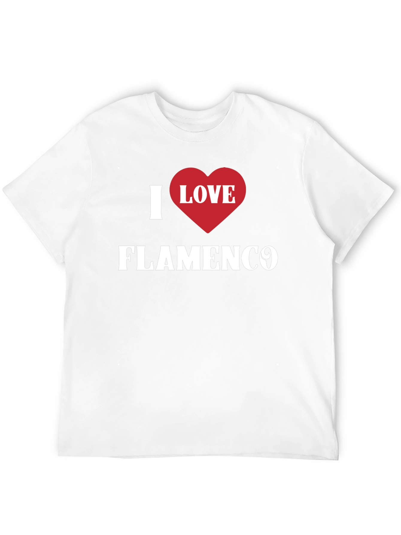I Love Flamenco Black T-Shirt