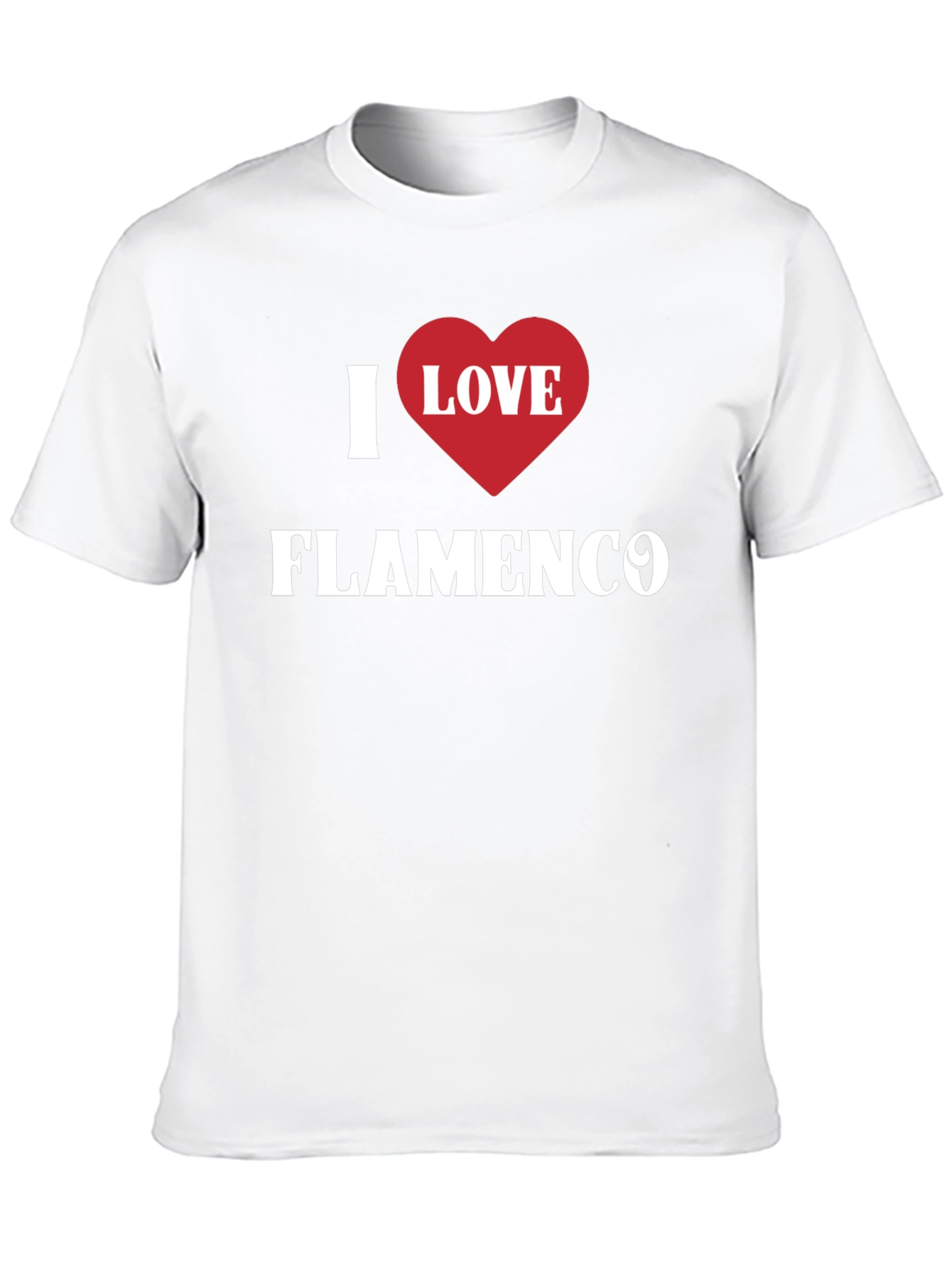 I Love Flamenco Black T-Shirt