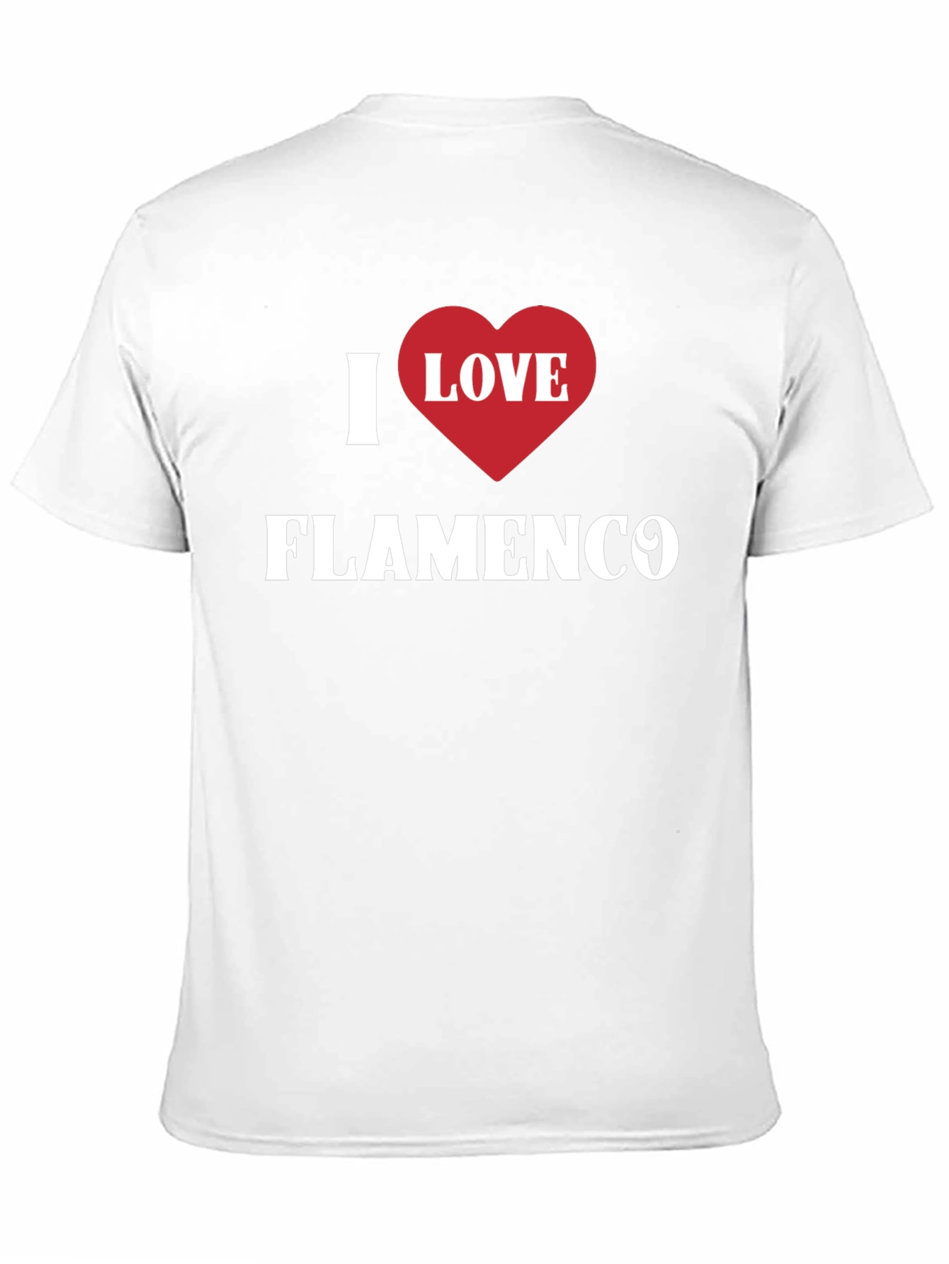 I Love Flamenco Black T-Shirt