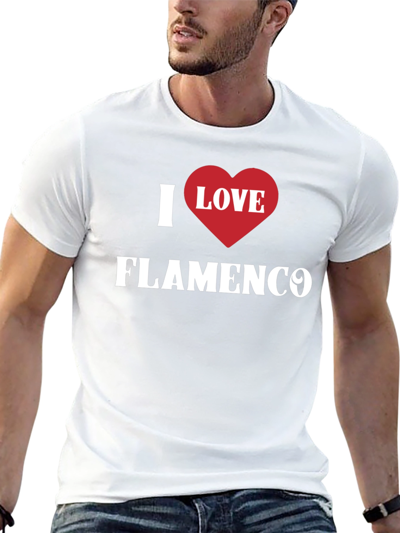 I Love Flamenco Black T-Shirt