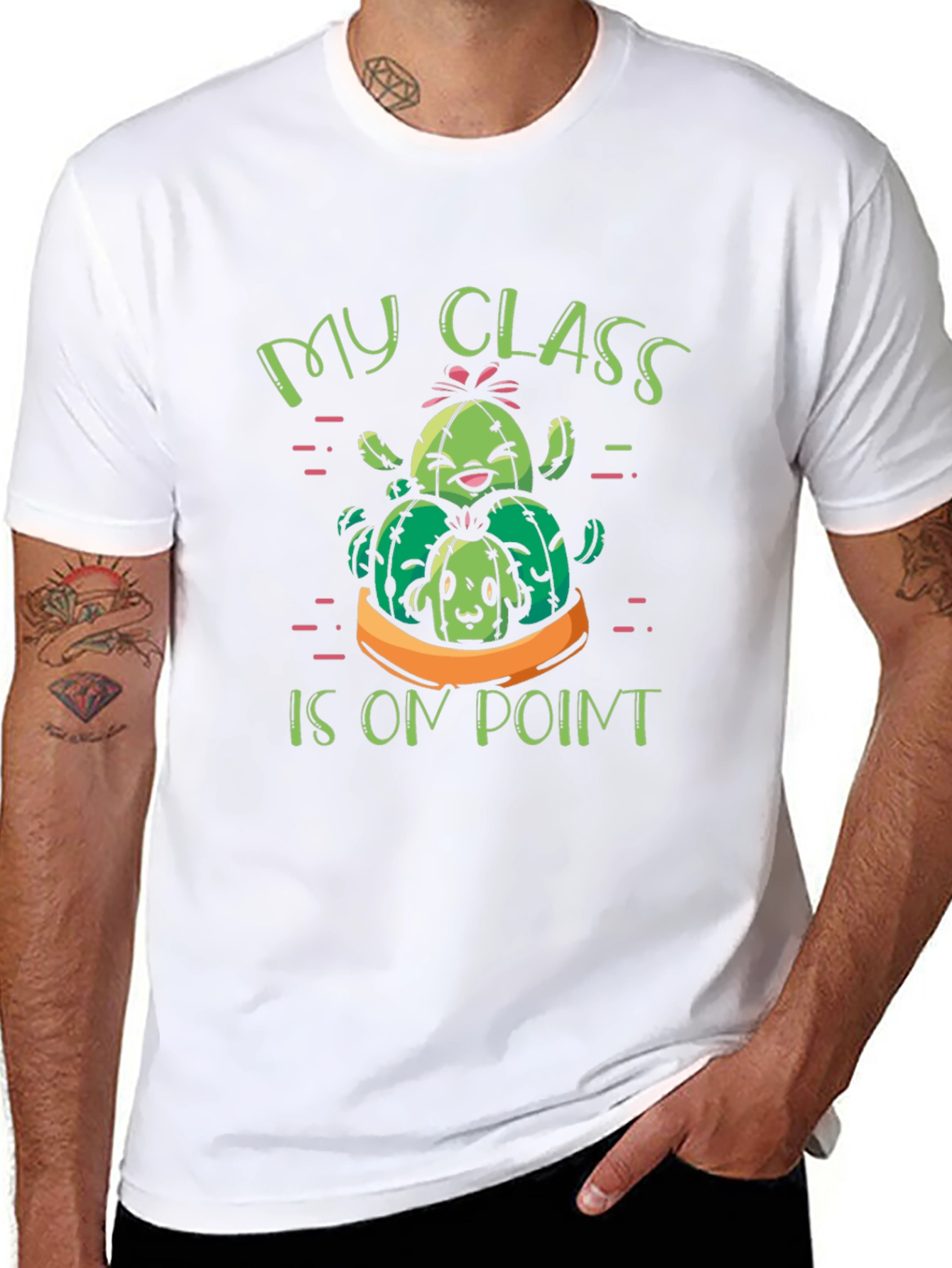 My Class Is On Point Cactus T-Shirt