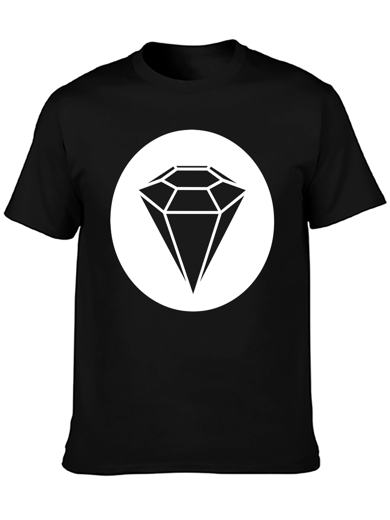 Diamond Graphic Black T-Shirt